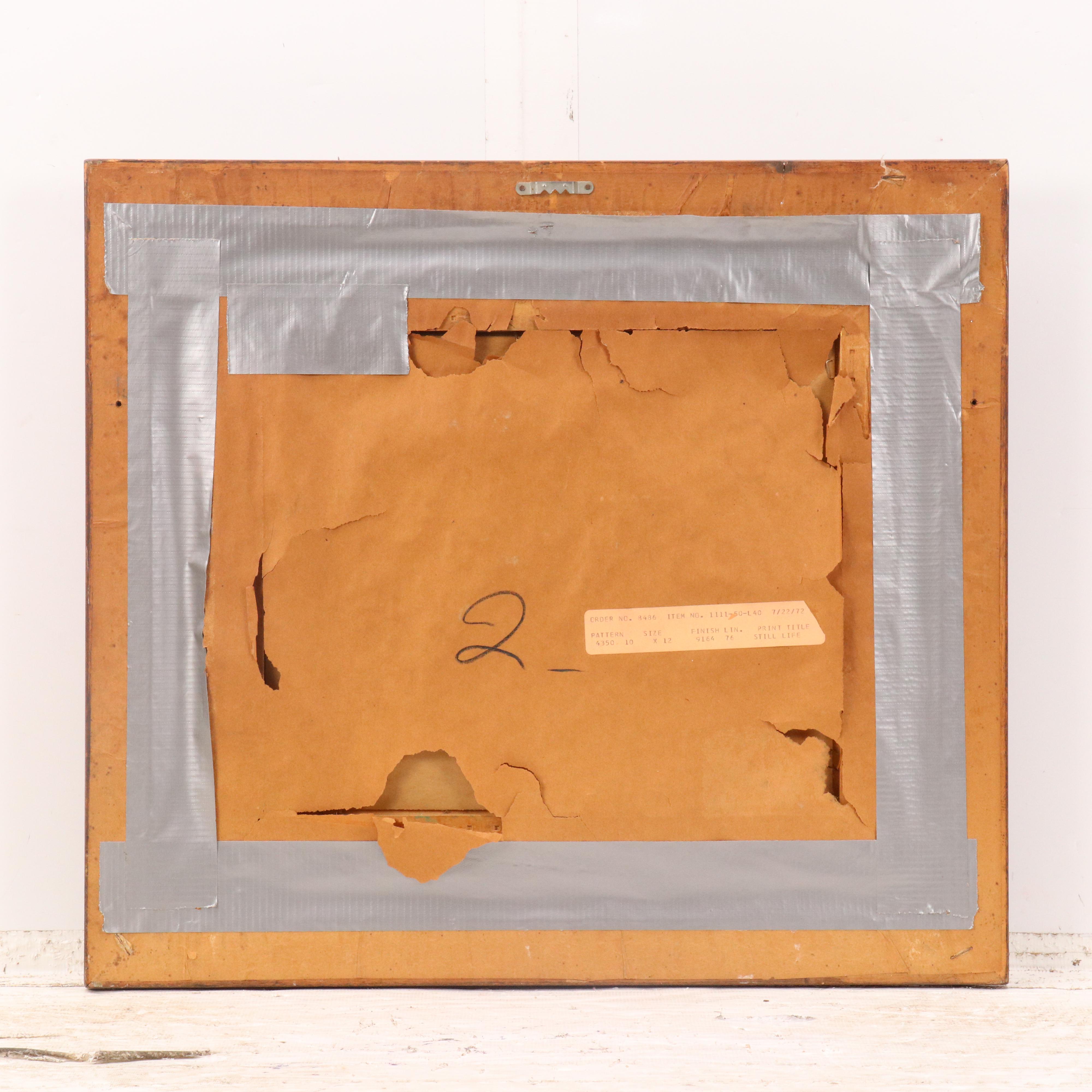 Offset Lithograph Still Life with Fruit