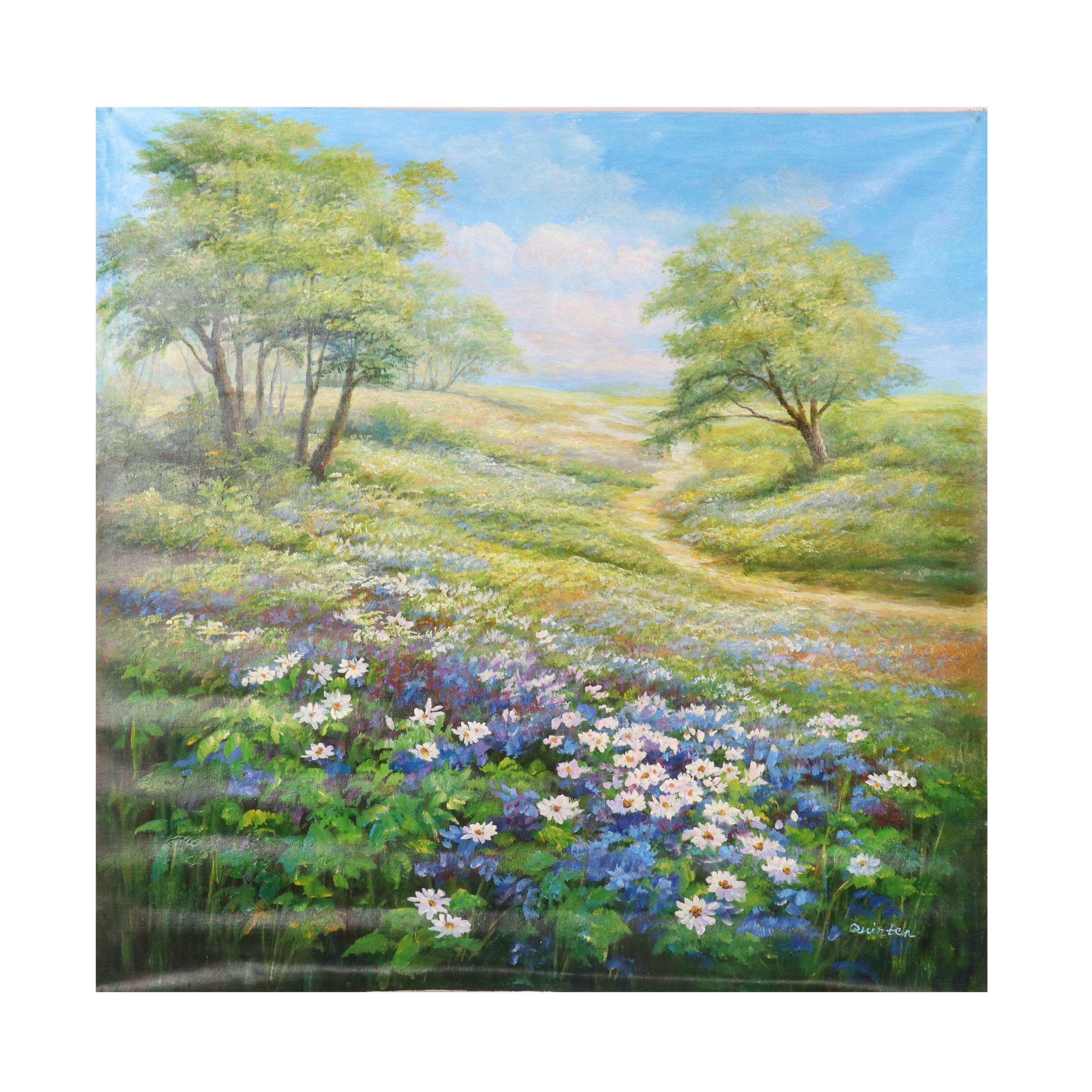 Quinten Landscape Oil Painting, 21st Century