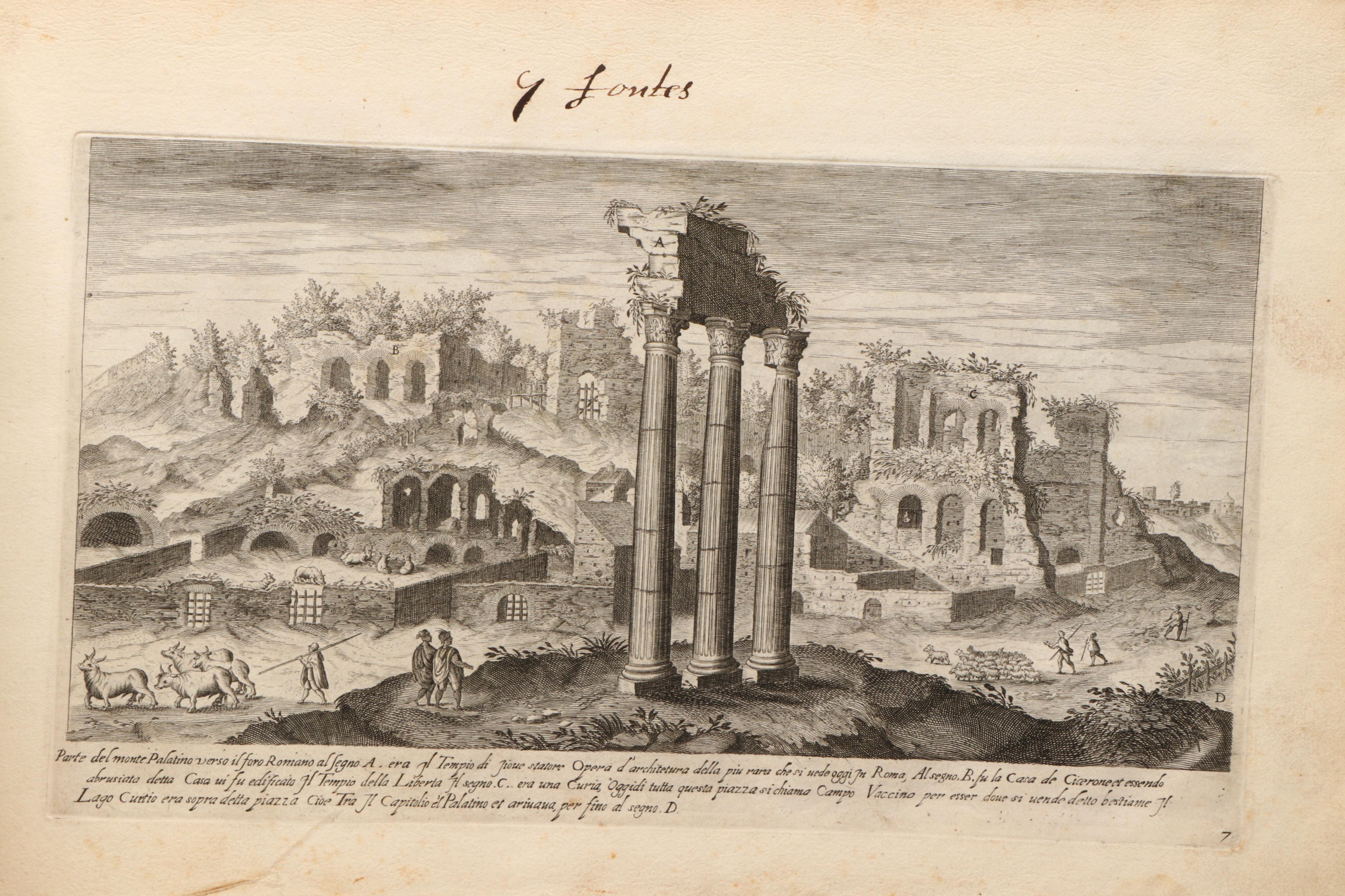 "Vestigi delle antichita di Roma, Tiuoli, Pozzuolo" by Marco Sadeler, 1606