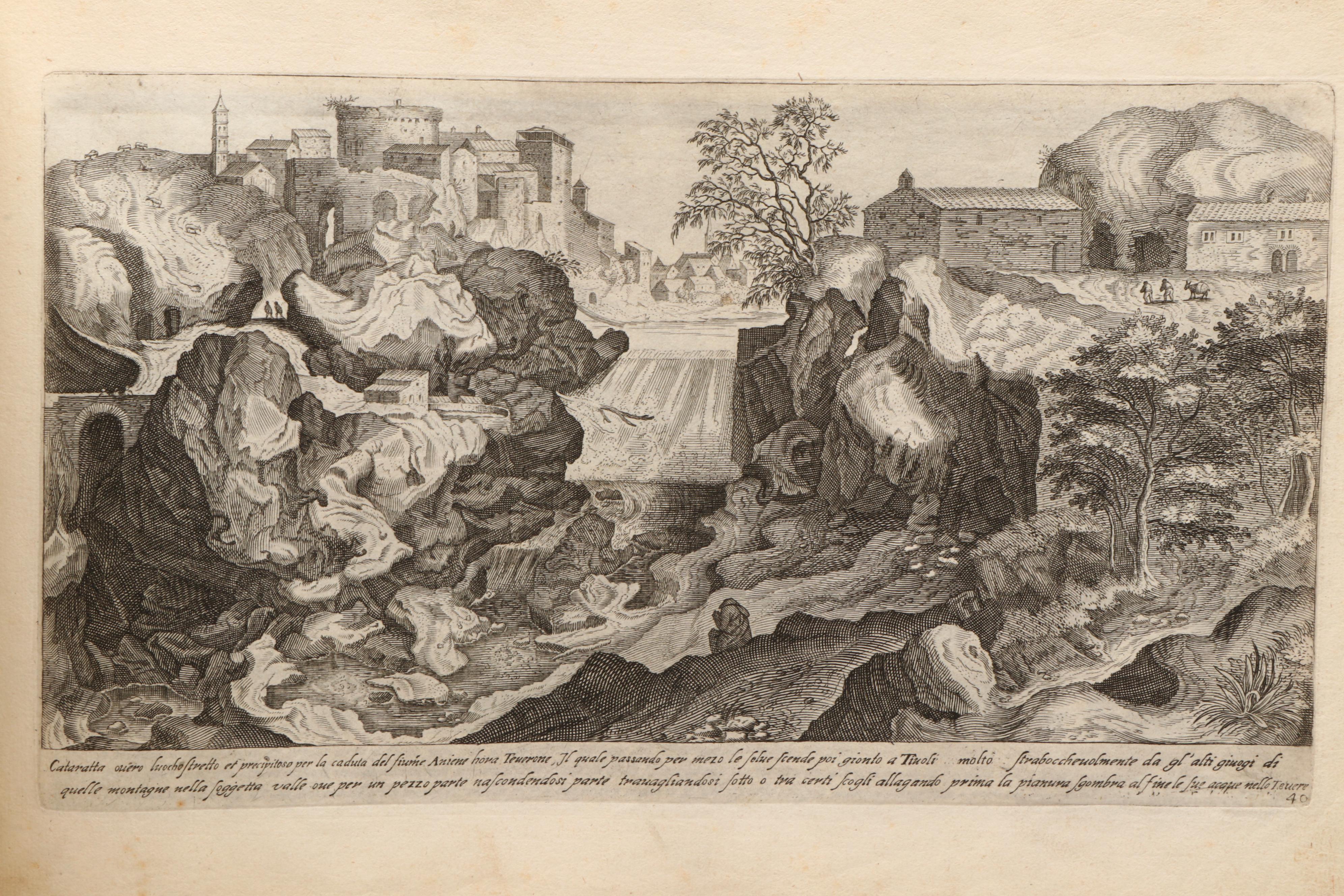 "Vestigi delle antichita di Roma, Tiuoli, Pozzuolo" by Marco Sadeler, 1606