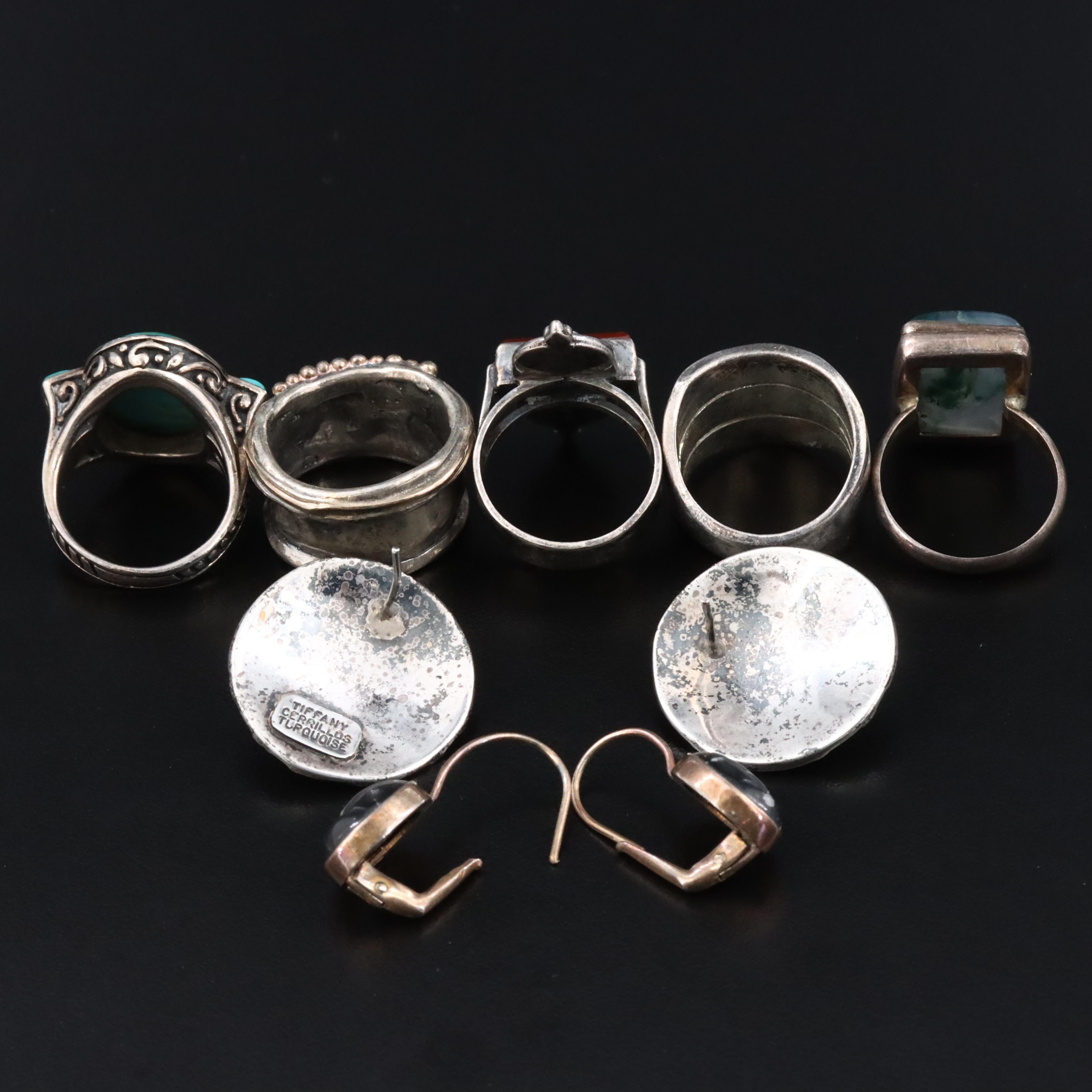 Turquoise, Agate and Carnelian Featured in Sterling Jewelry Collection