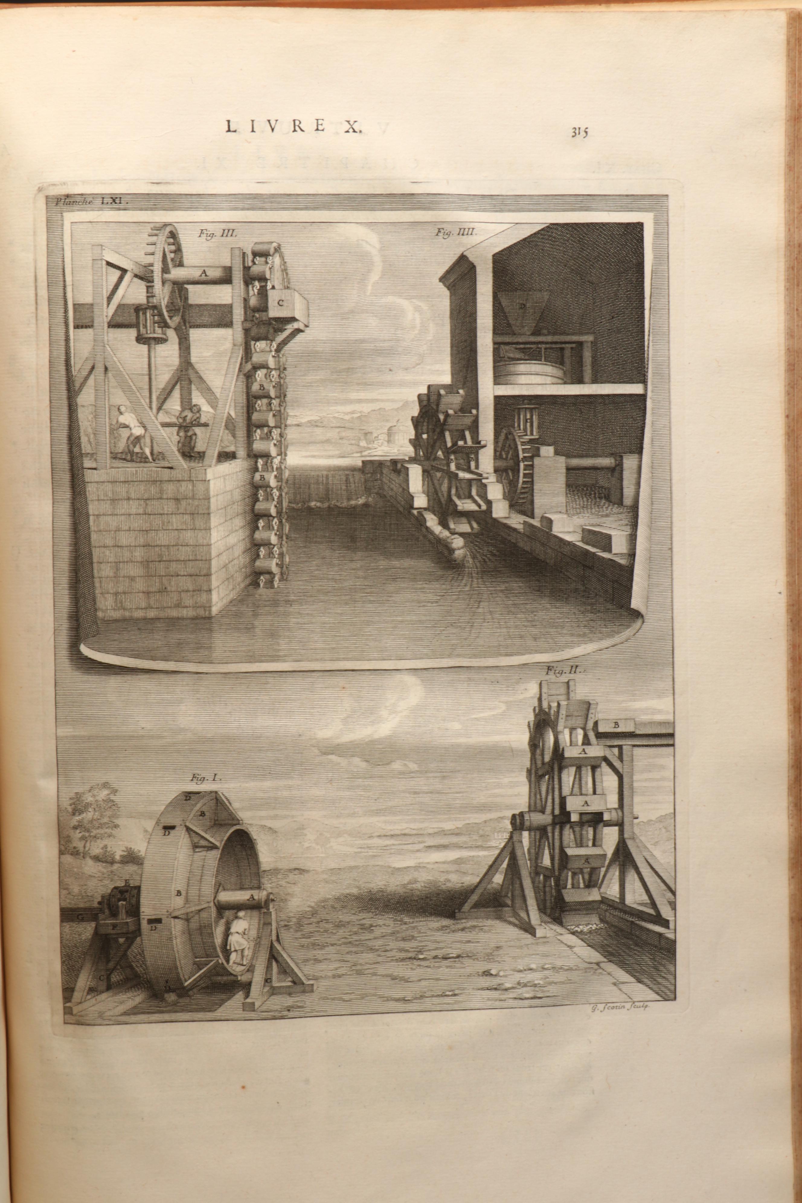 "Les dix livres d'architecture de Virtruve" Revised by Claude Perrault, 1684