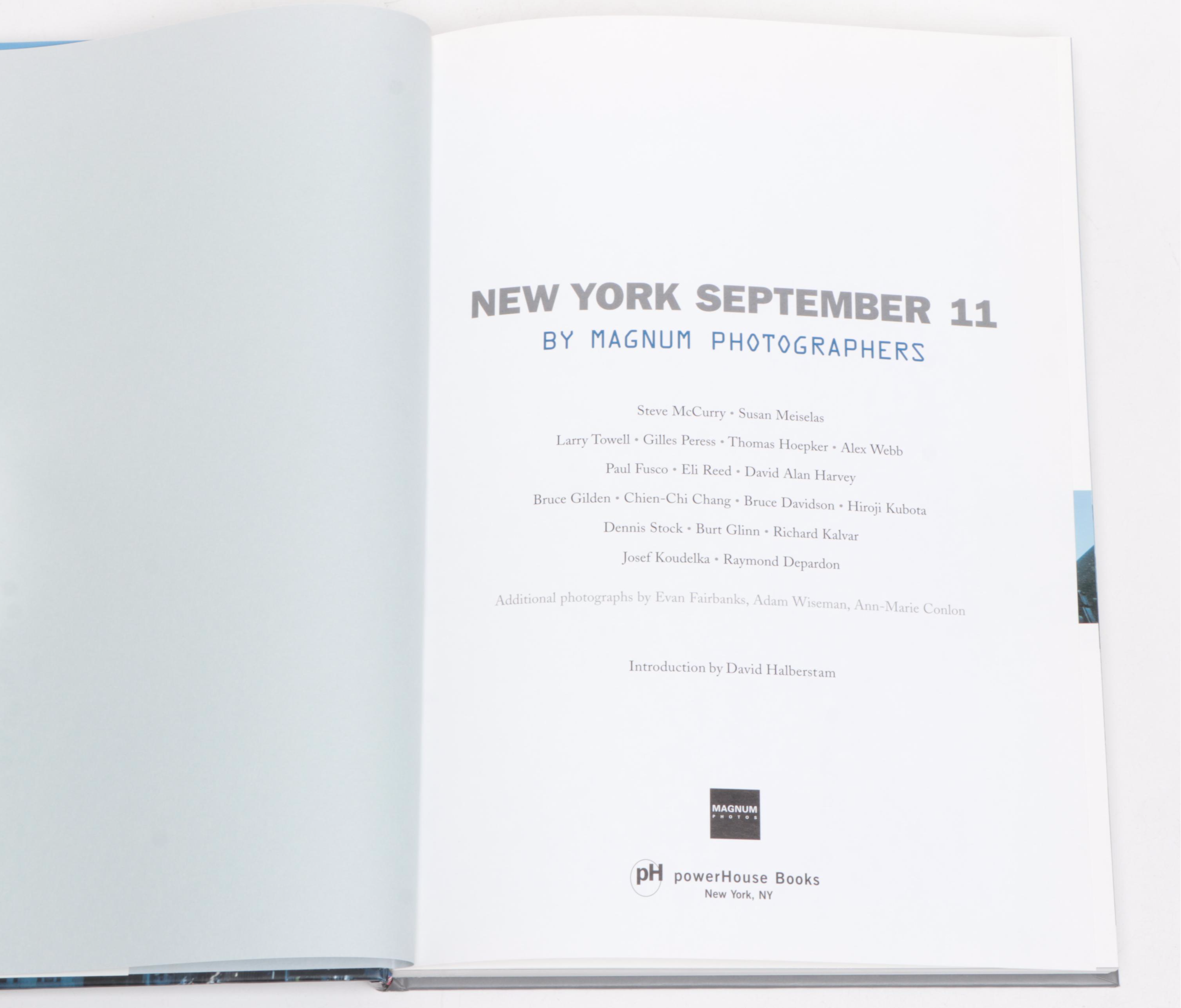 "New York September 11" and "The National Air and Space Museum" Photo Books