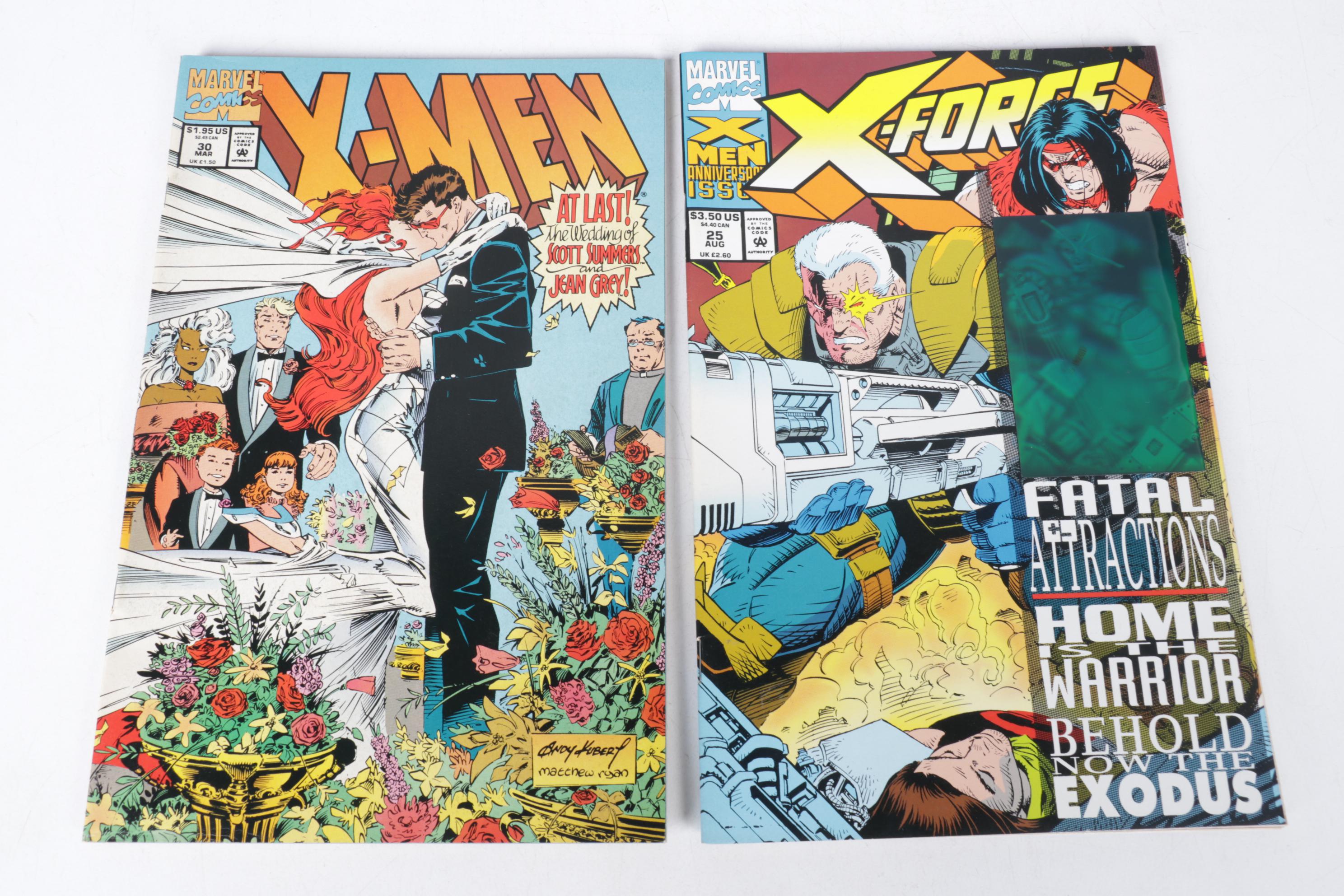 Marvel Comics "X-Men" Copper & Modern Age Comic Collection