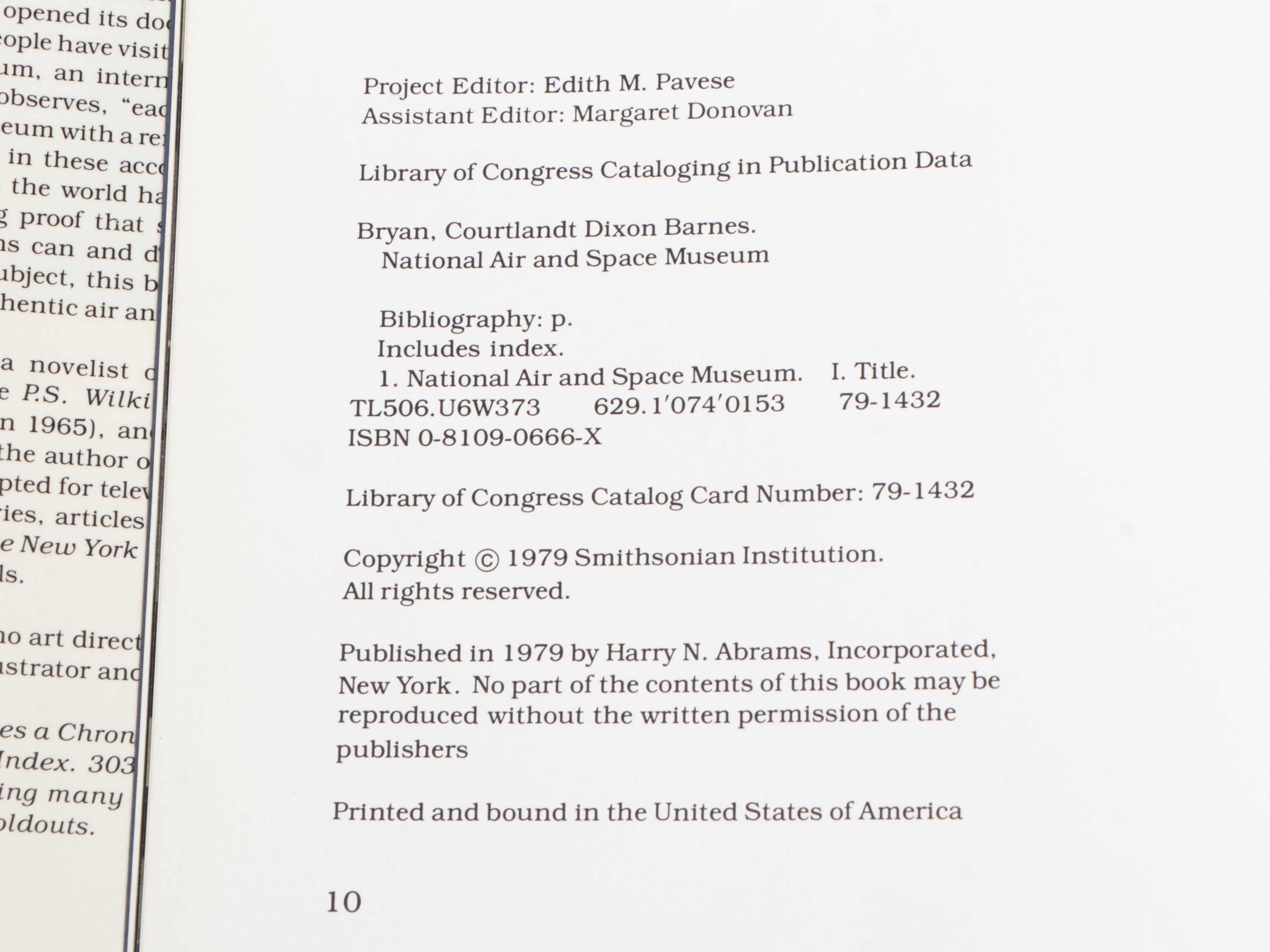 "New York September 11" and "The National Air and Space Museum" Photo Books