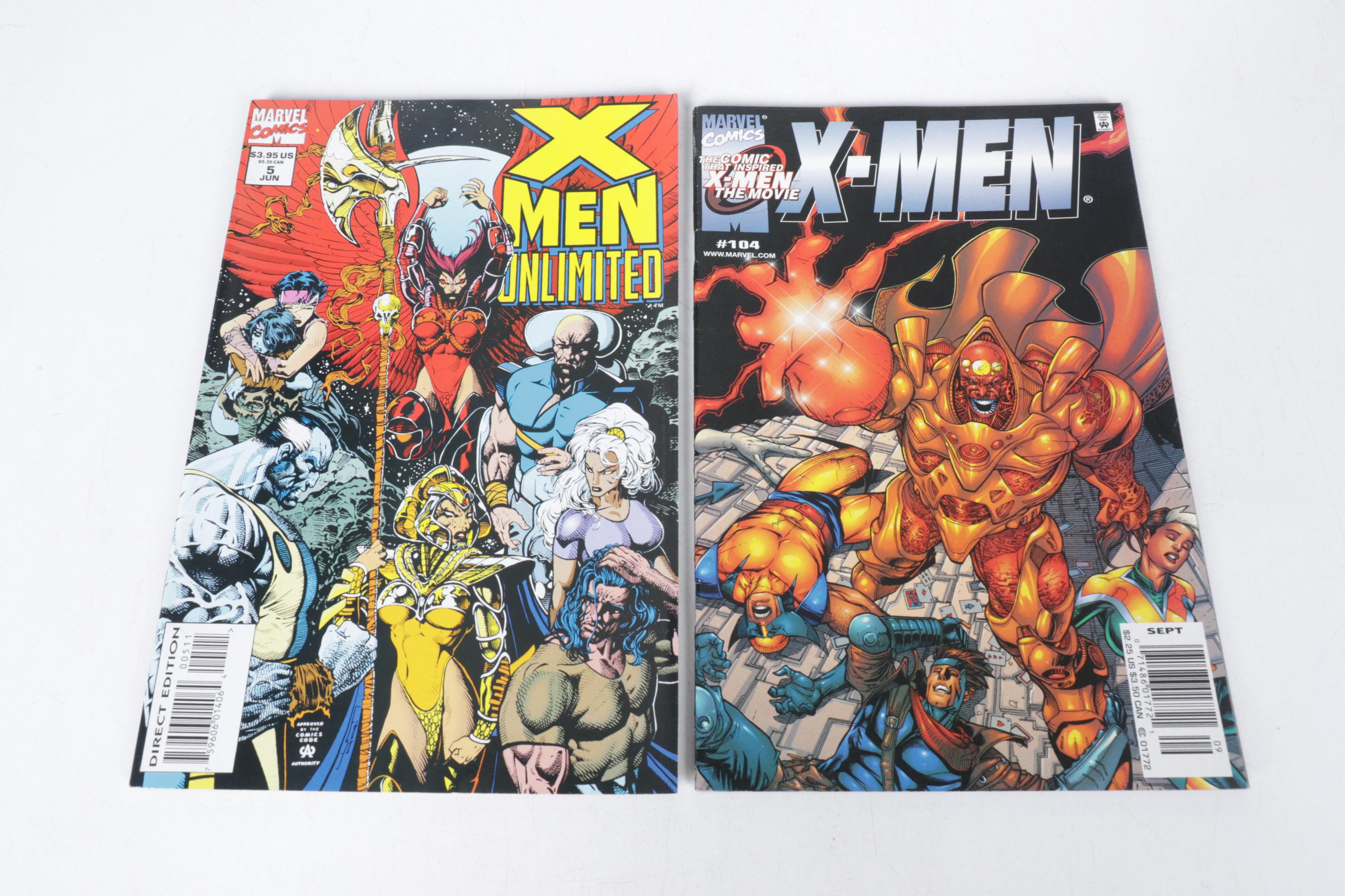 Marvel Comics "X-Men" Copper & Modern Age Comic Collection
