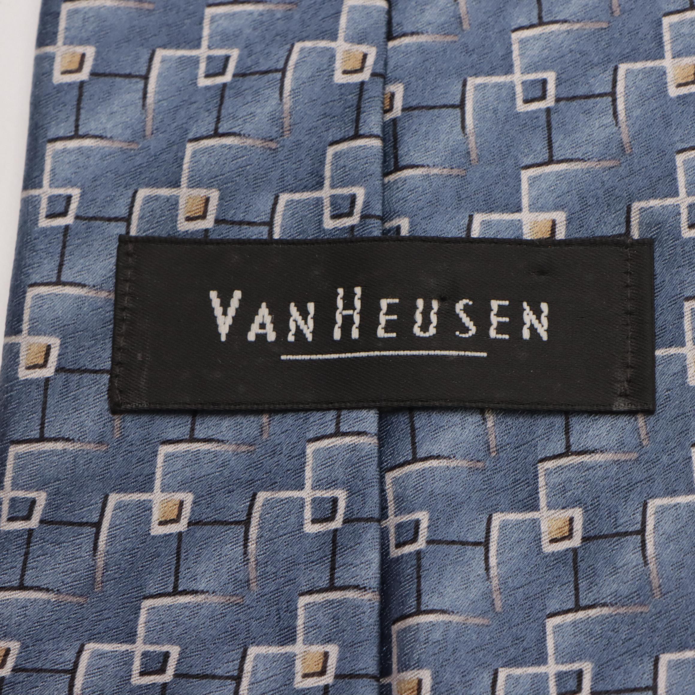 Assorted Silk Printed Neckties by Alviero Martini, Pierre Cardi with More