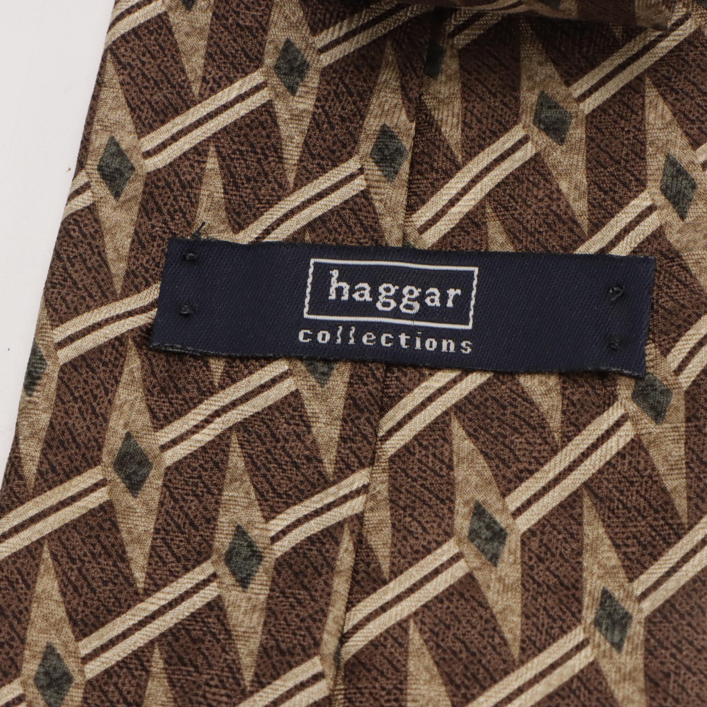 Assorted Silk Printed Neckties by Alviero Martini, Pierre Cardi with More