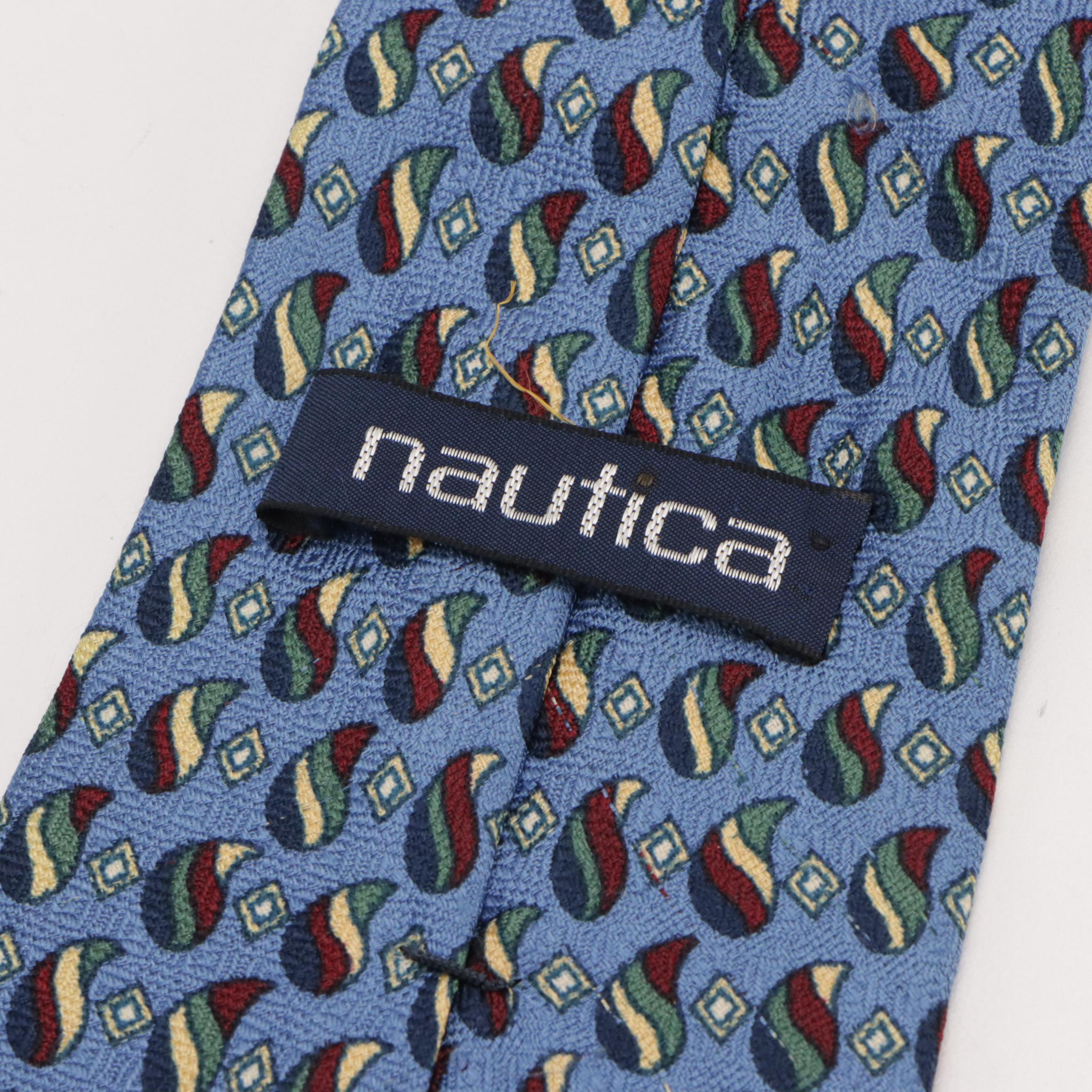 Assorted Silk Printed Neckties by Alviero Martini, Pierre Cardi with More