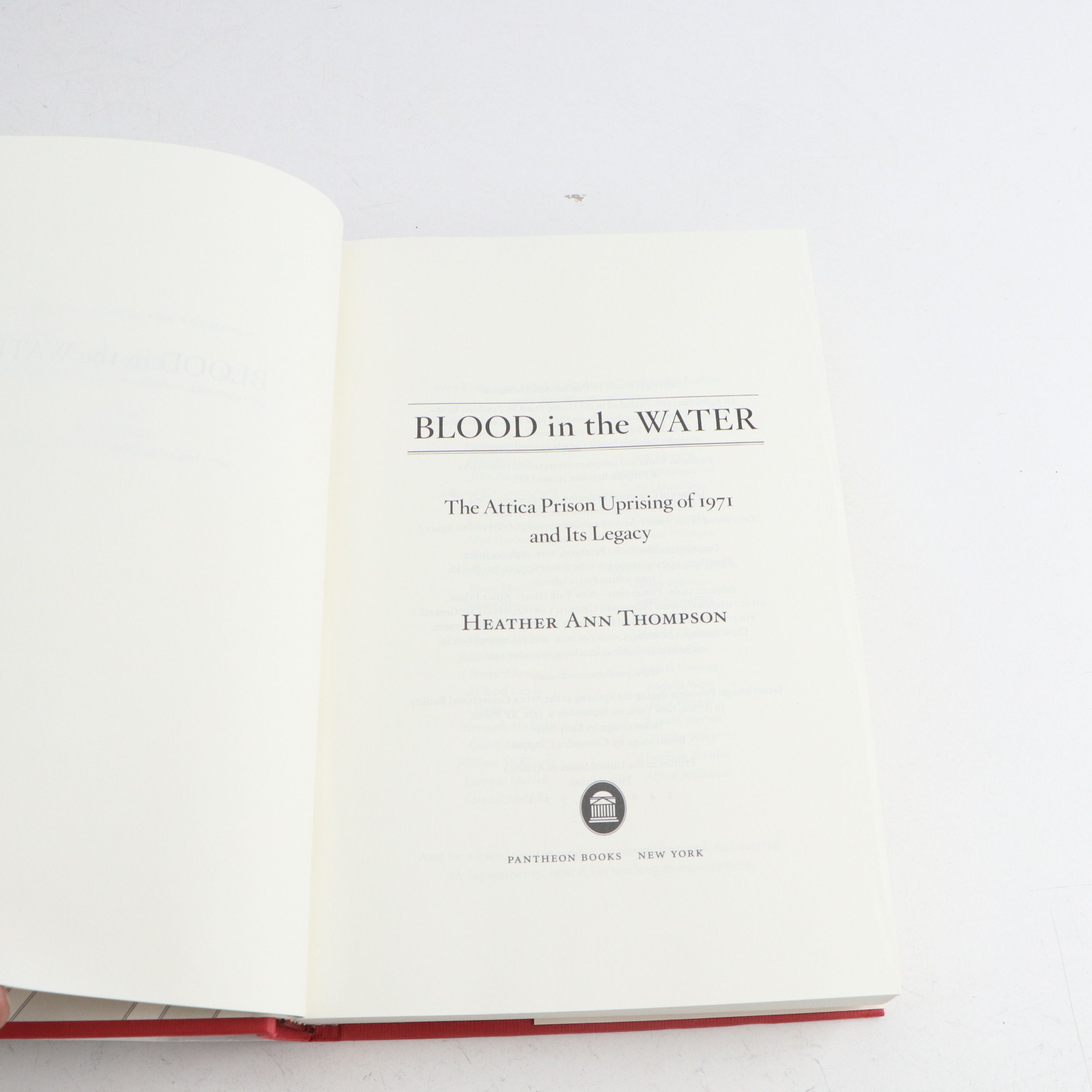 First Edition "Blood in the Water" by Heather Ann Thompson and More Books