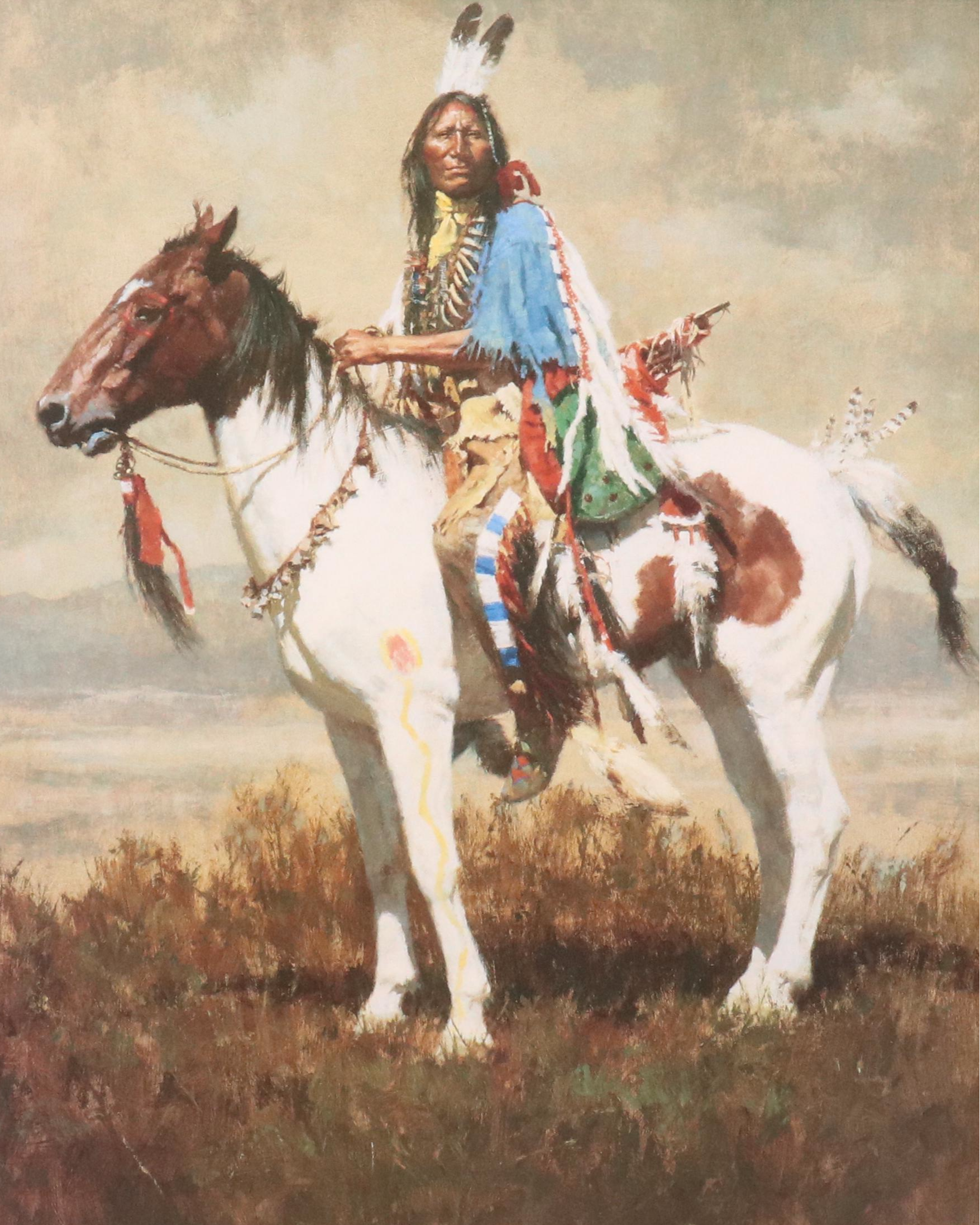 Offset Lithograph "Spirit of the Plains" After Howard Terpning