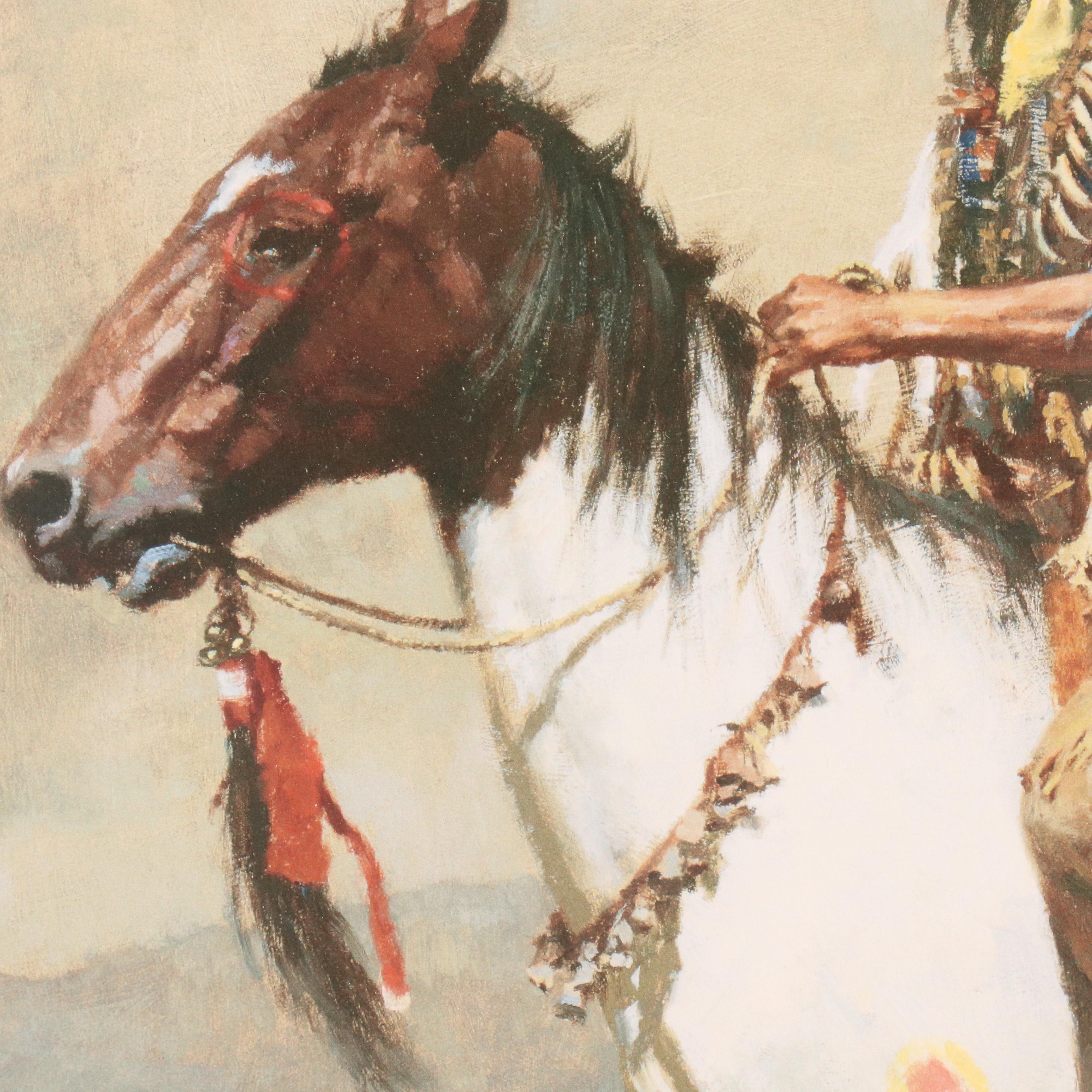 Offset Lithograph "Spirit of the Plains" After Howard Terpning