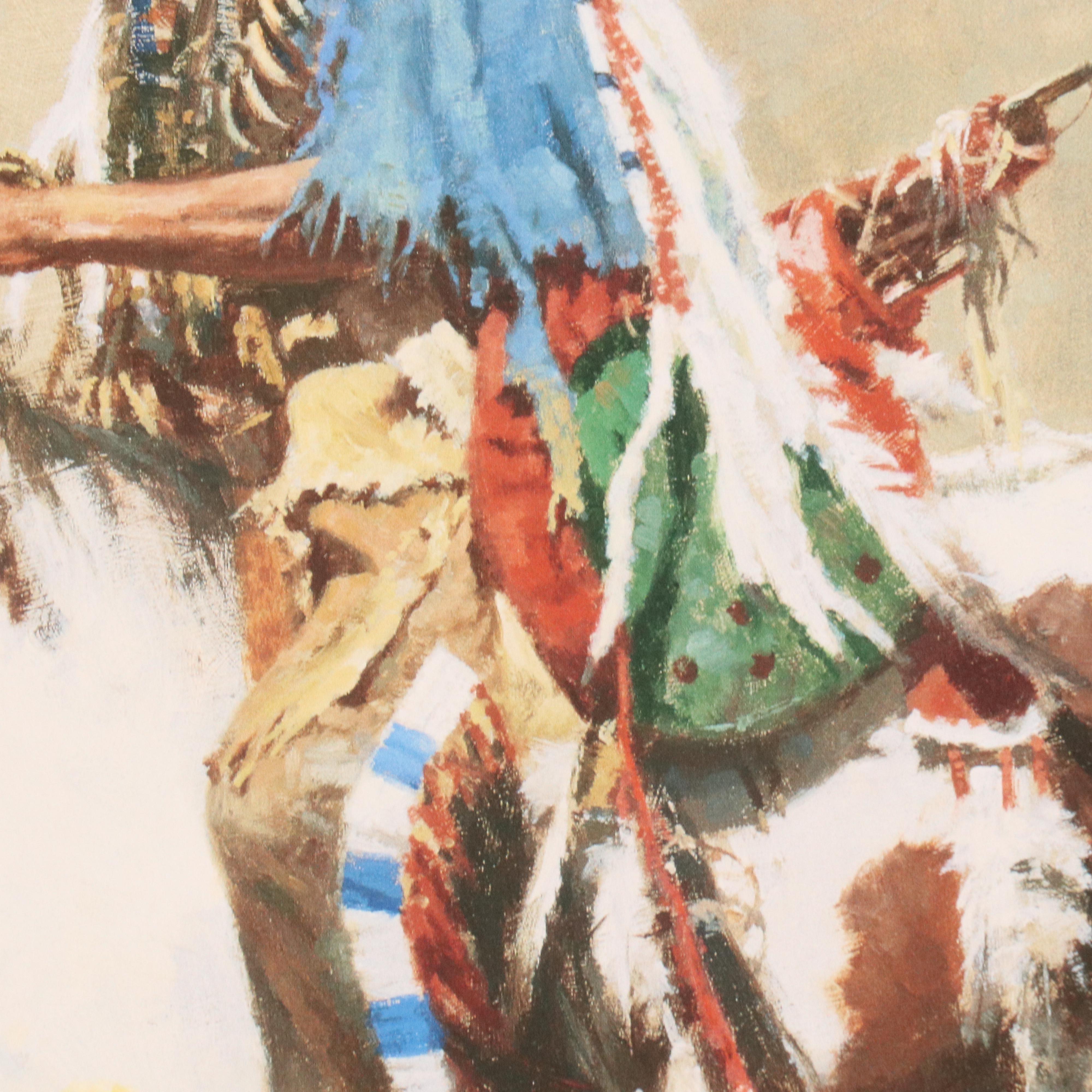 Offset Lithograph "Spirit of the Plains" After Howard Terpning