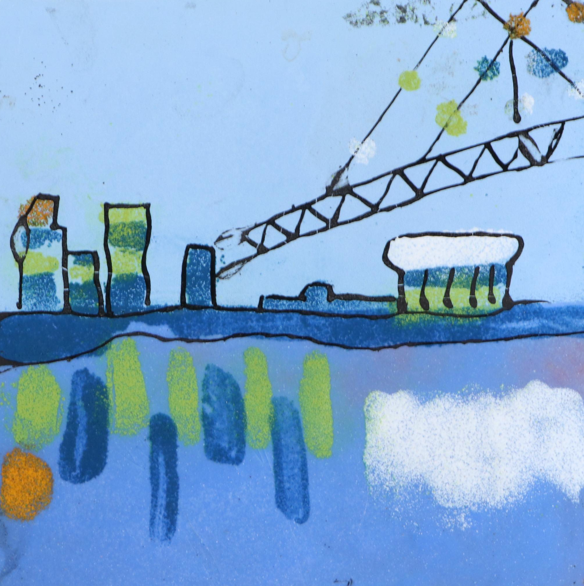 Enamel Paintings on Copper, Late 20th Century