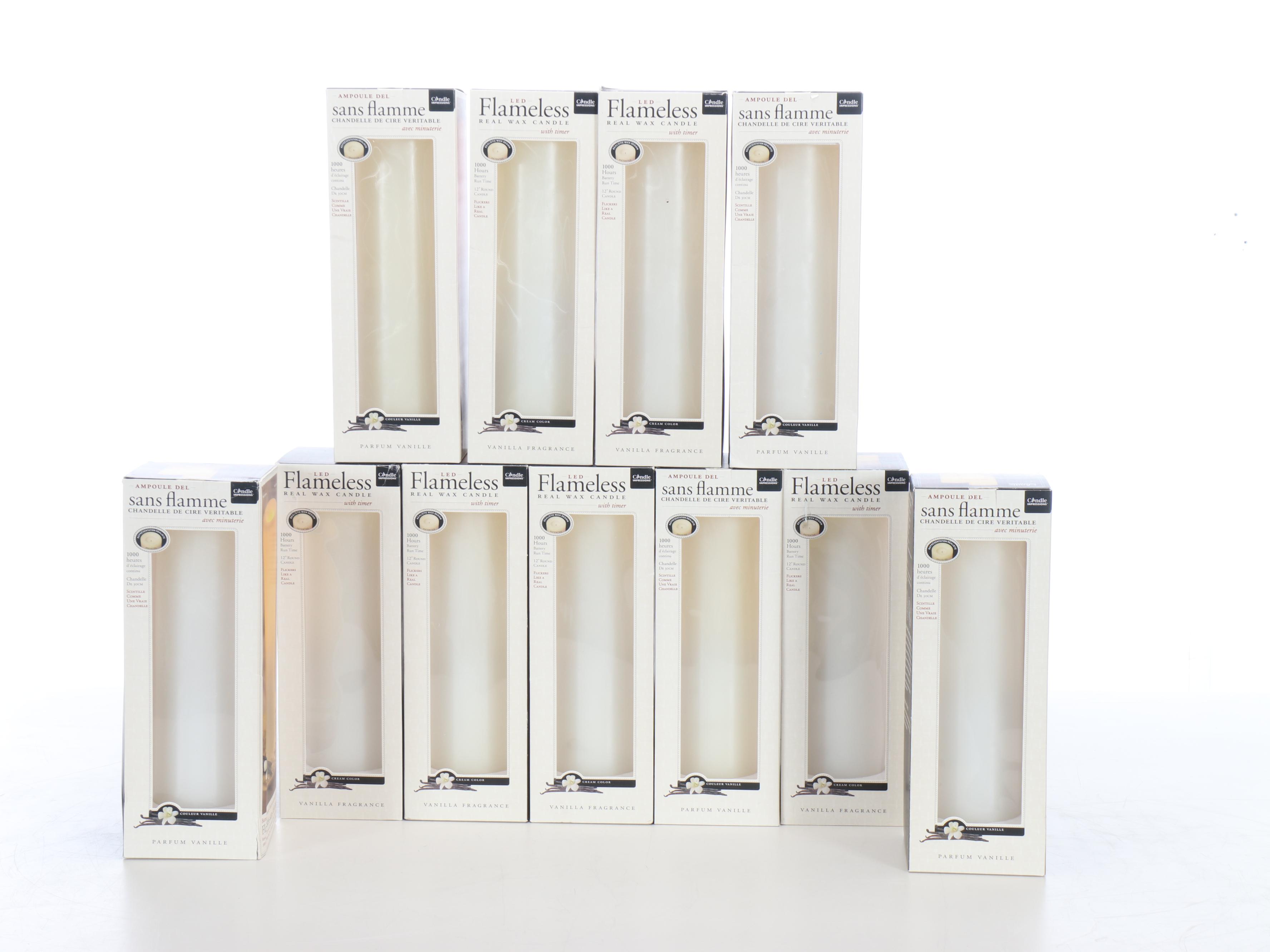 Candle Impressions Vanilla Scented and Other Flameless Candles