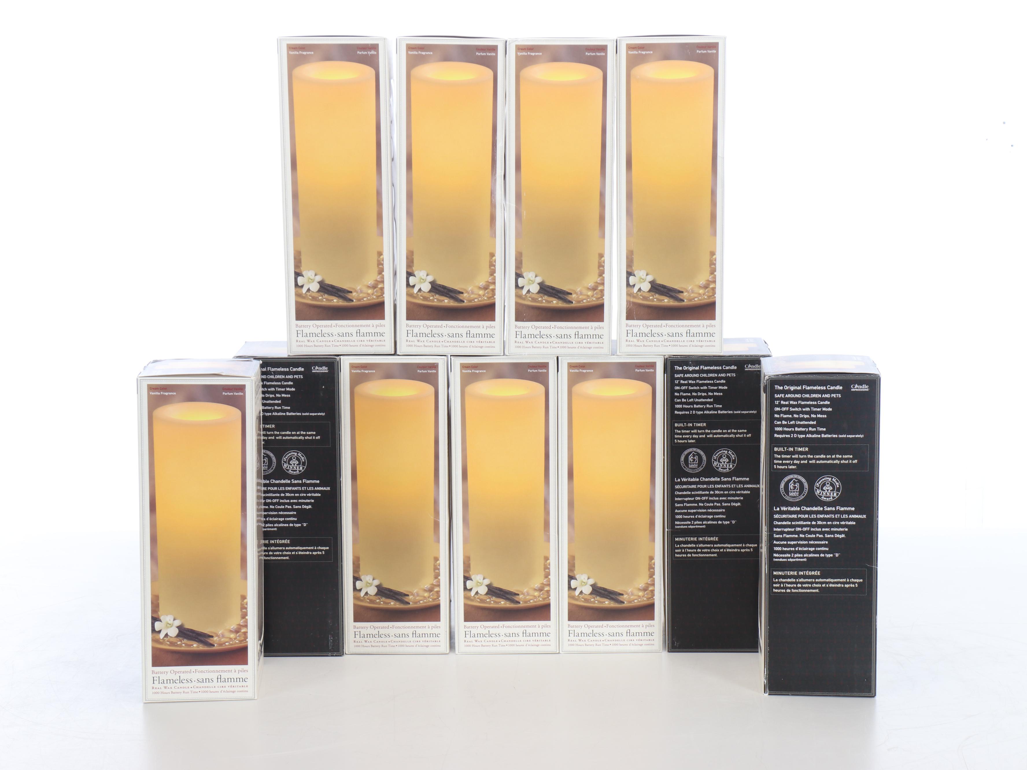 Candle Impressions Vanilla Scented and Other Flameless Candles