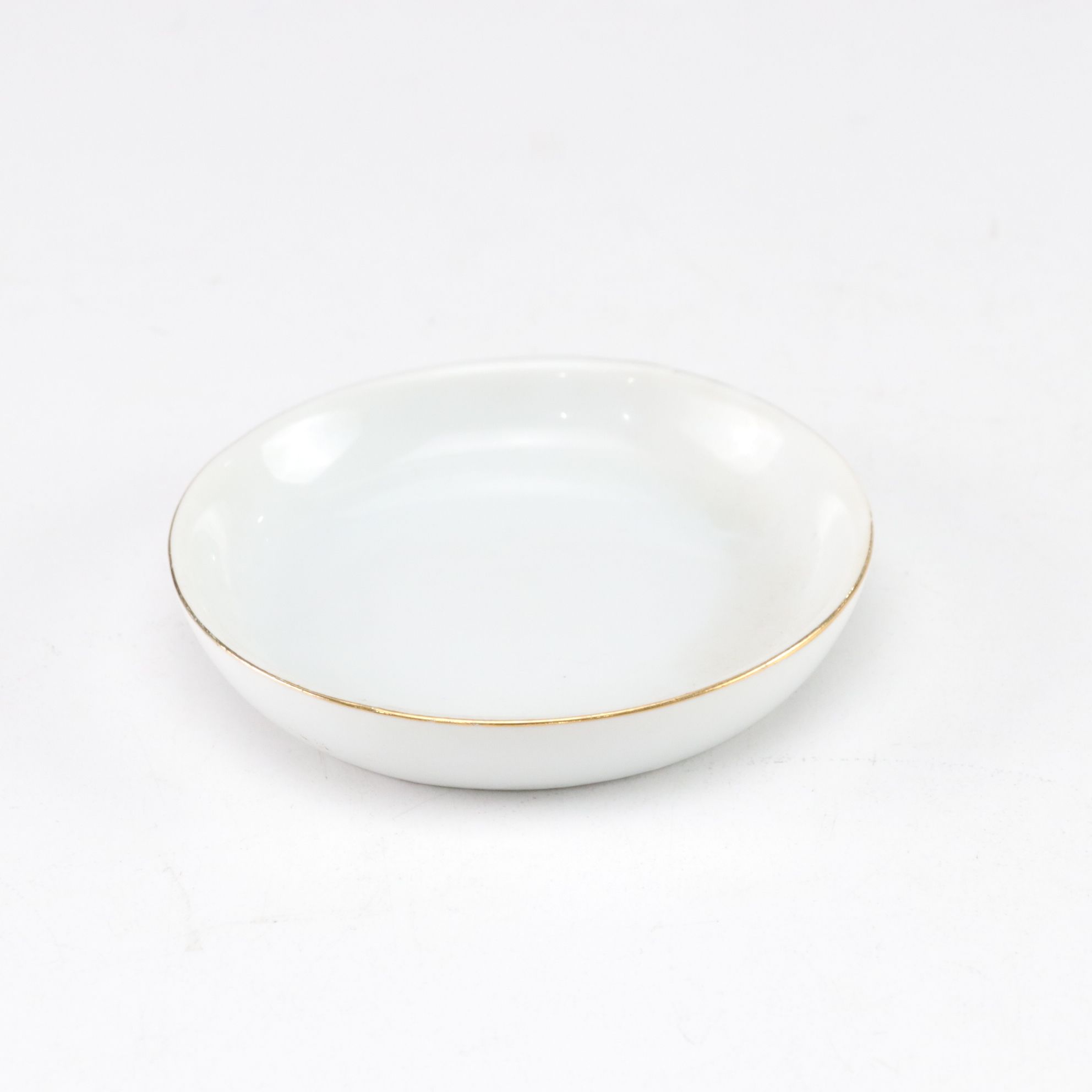 Gilt-Rimmed Limoges Porcelain Serving Tray, Plates & More
