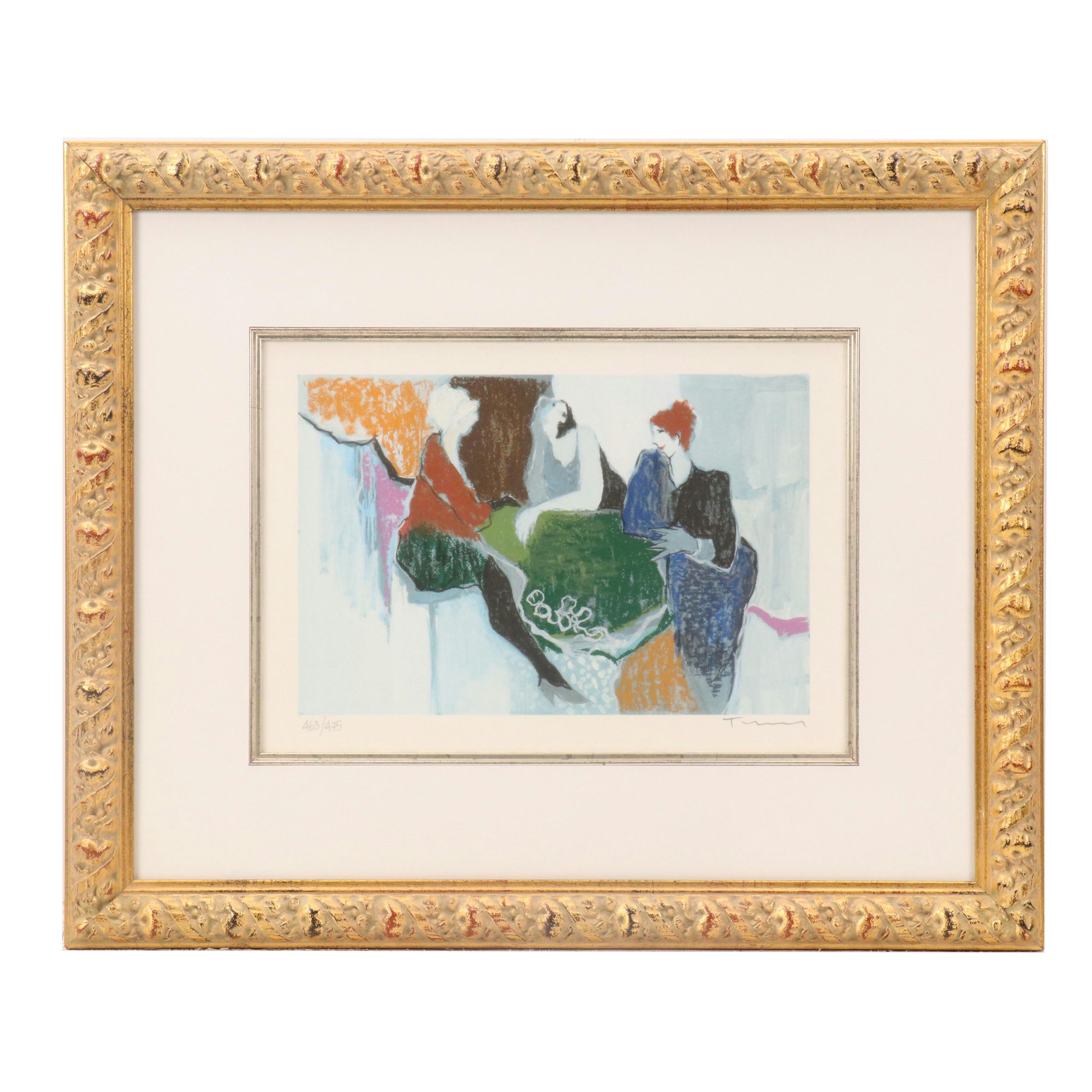 Itzchak Tarkay Serigraph "Très Chic"