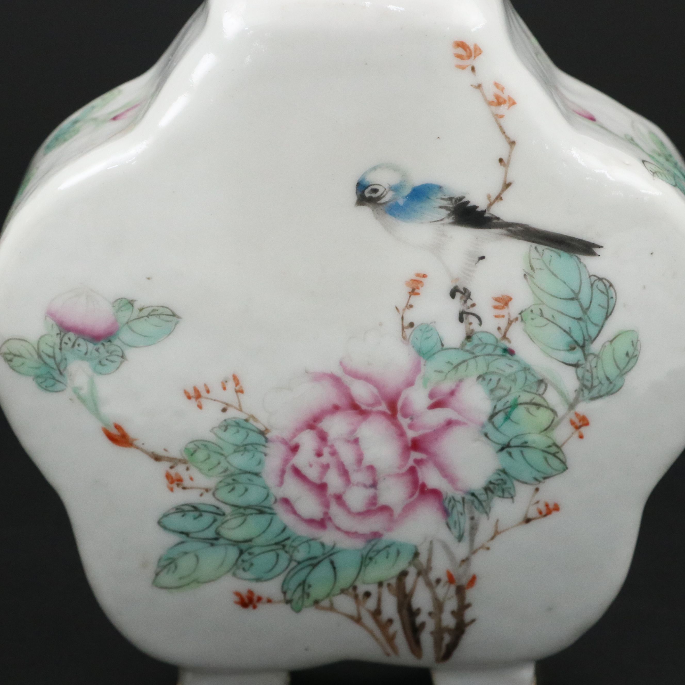 Antique Famille Rose Porcelain Lidded Jars