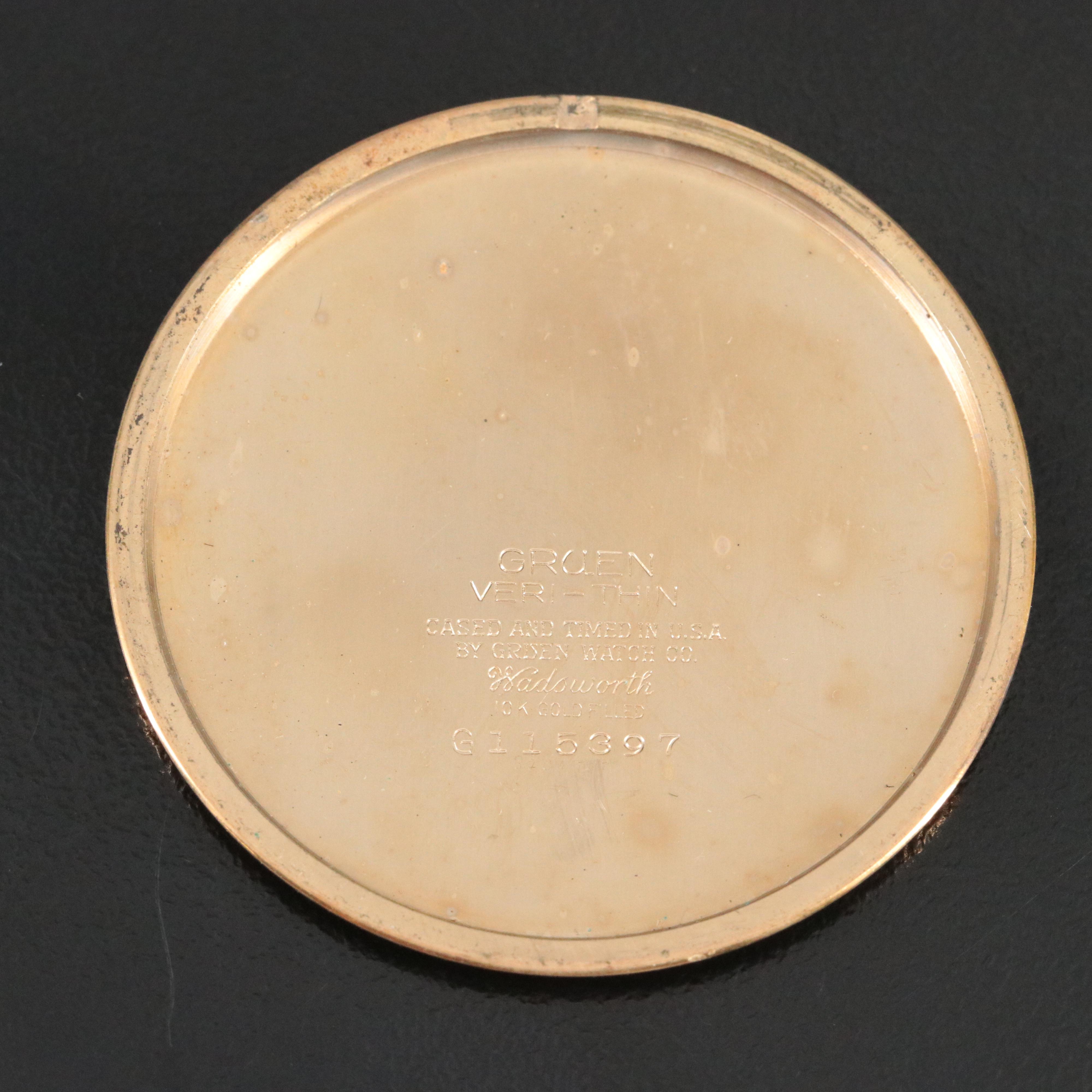 Gruen Veri-Thin Pocket Watch