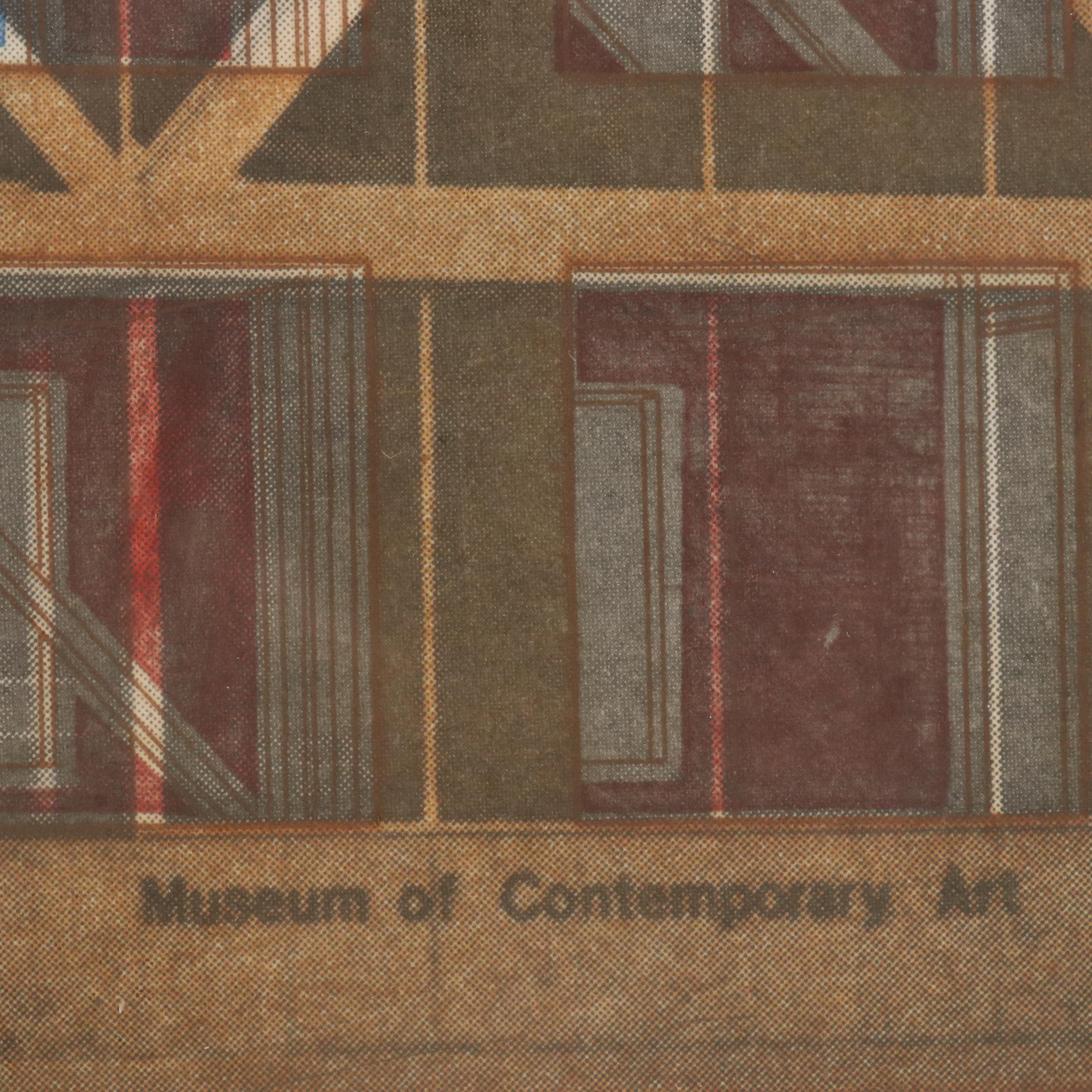 Mel Charney Architectural Aquatint Etching "A Chicago Construction"