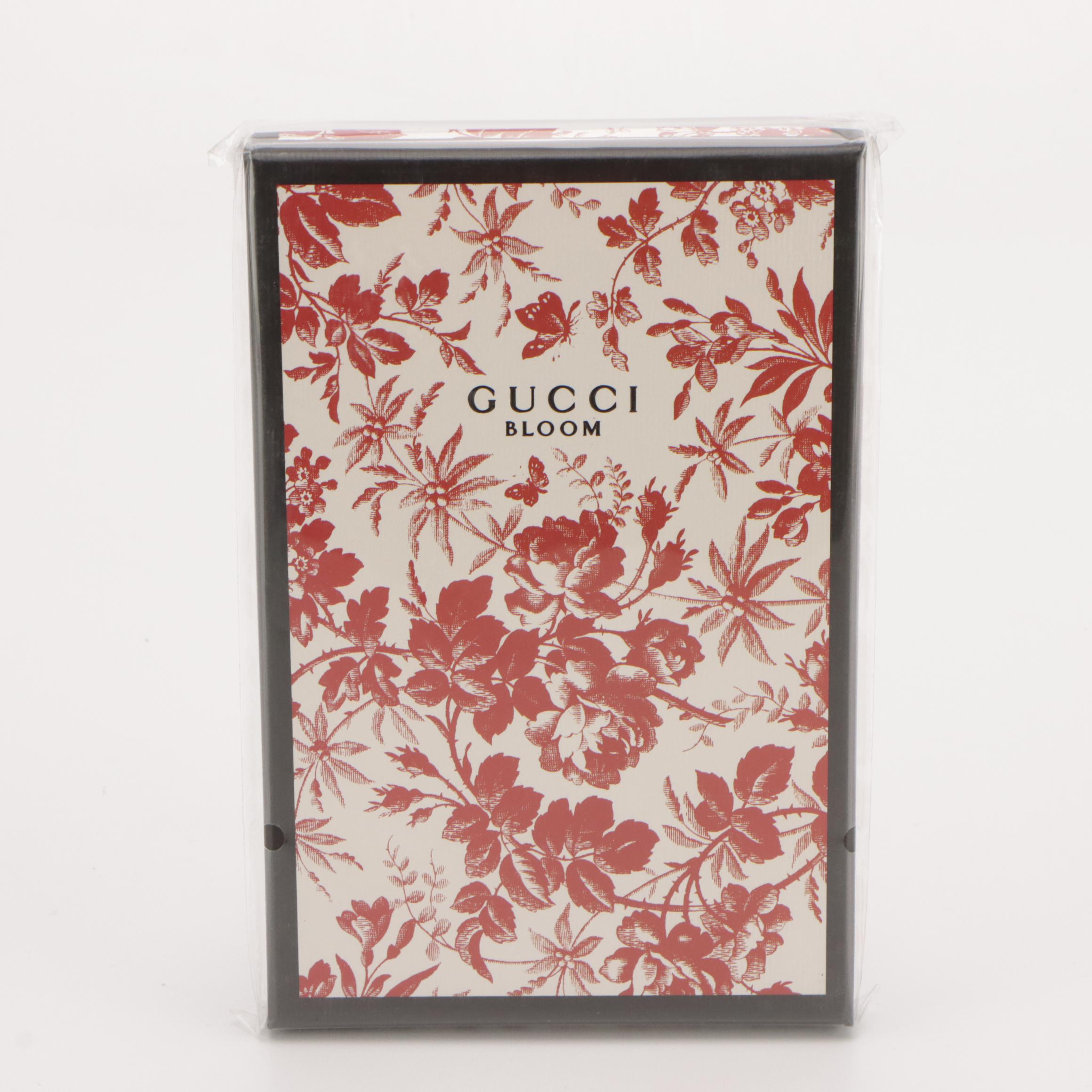 Gucci Bloom and "Empowering Dream-Makers" Notebooks with Pen and Lanyard