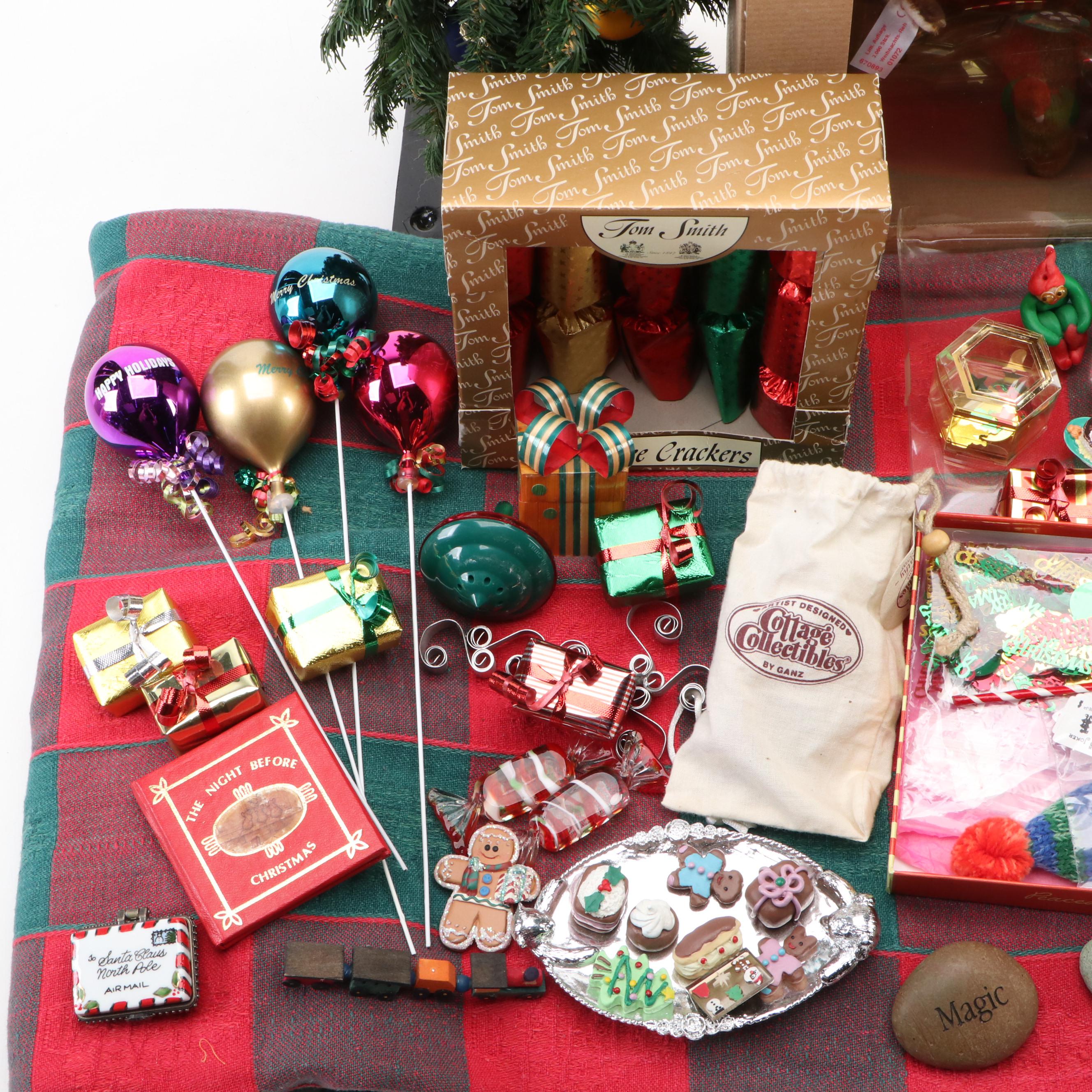 Christmas Collection Featuring Stieff Reindeer and Miniatures