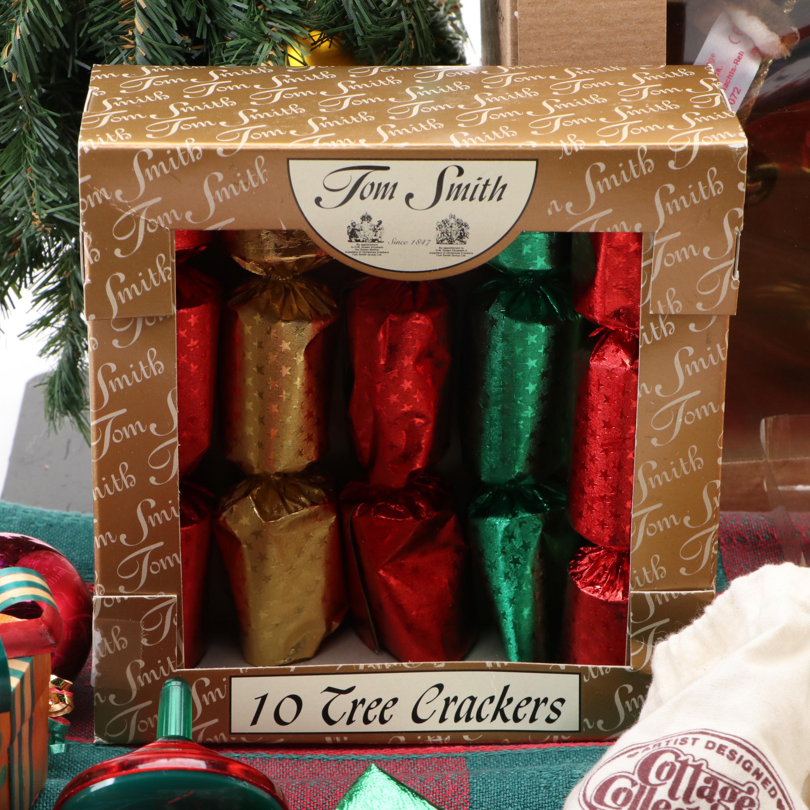 Christmas Collection Featuring Stieff Reindeer and Miniatures