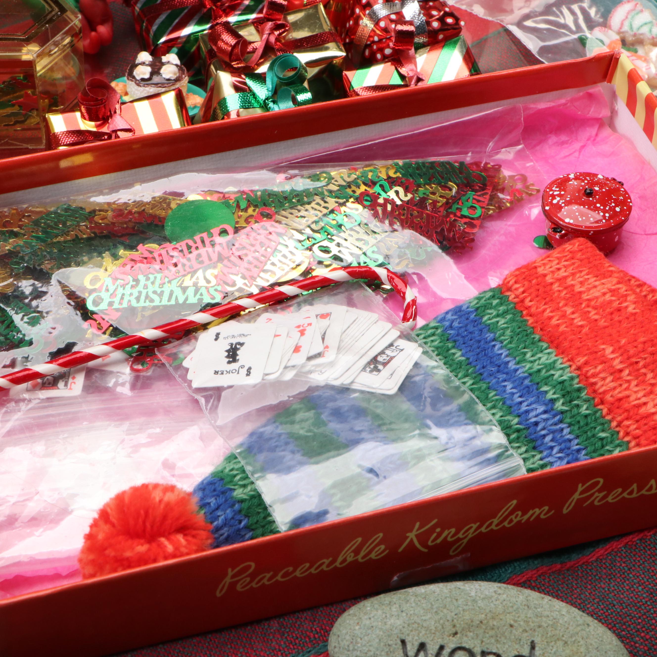 Christmas Collection Featuring Stieff Reindeer and Miniatures