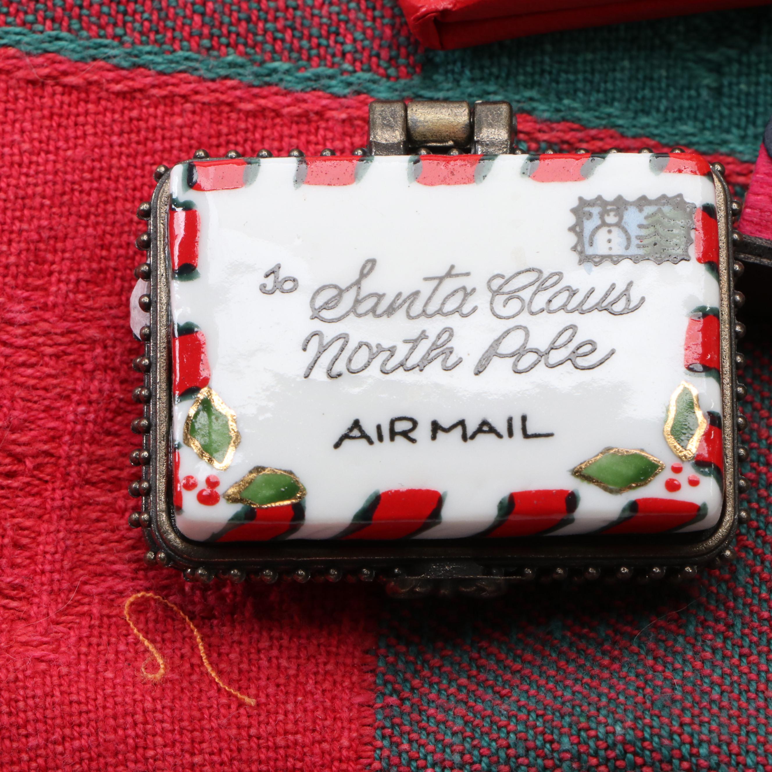 Christmas Collection Featuring Stieff Reindeer and Miniatures