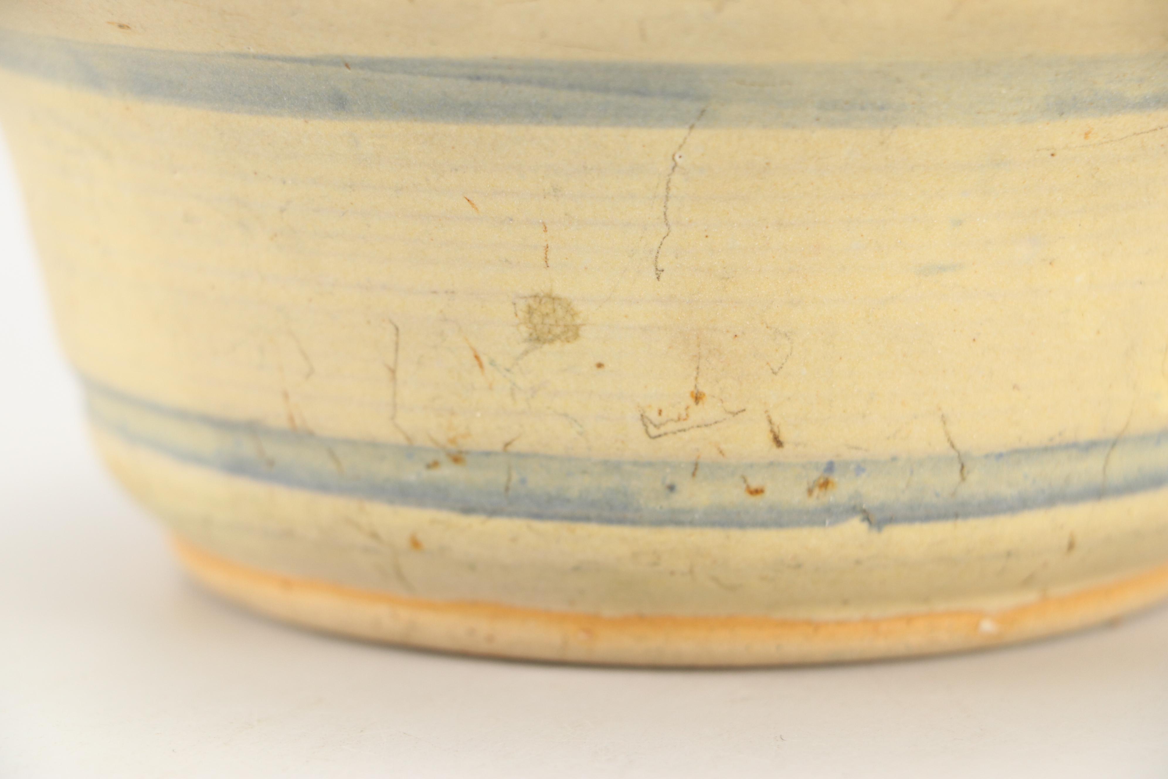 Artisan Signed Pottery Mixing and Serving Bowls