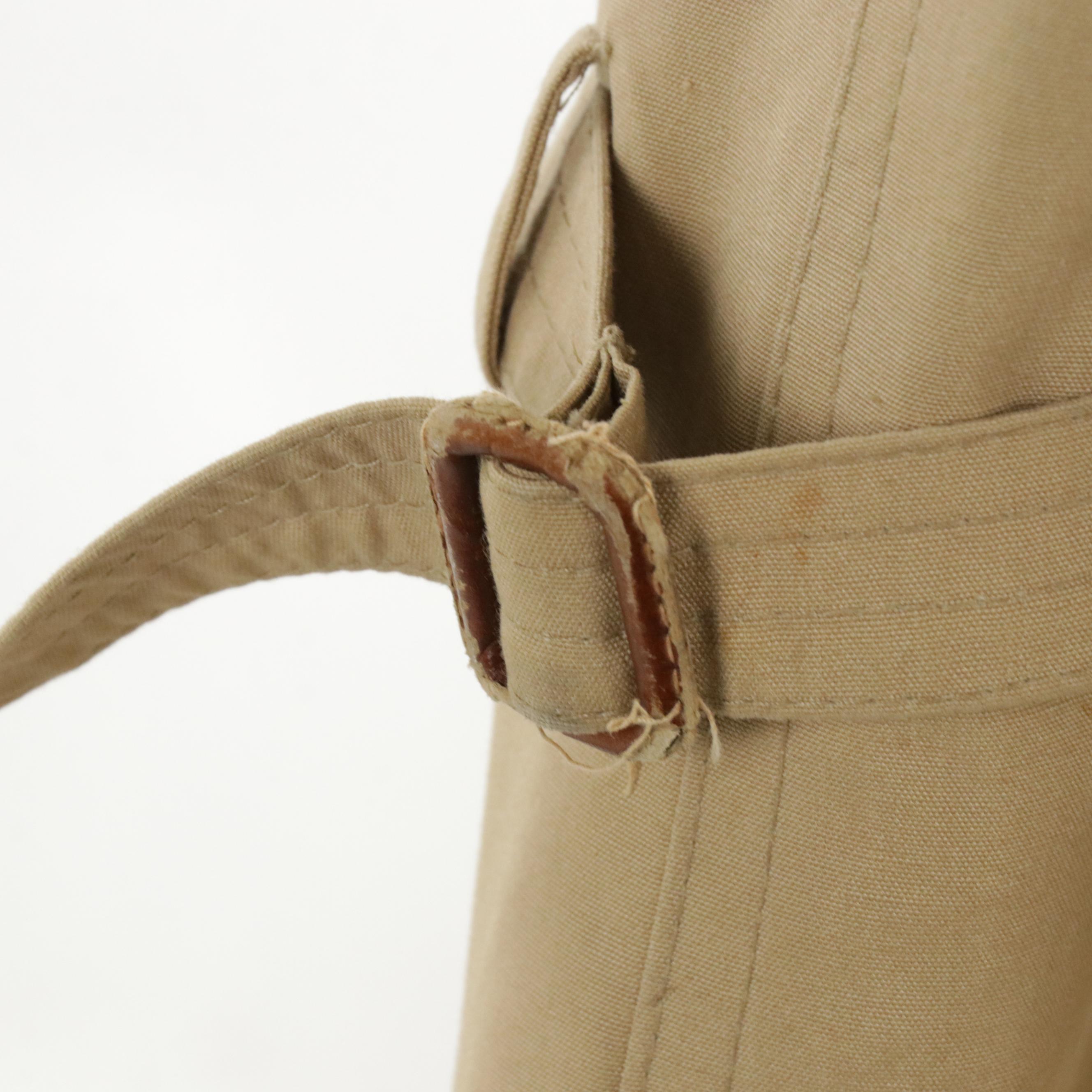 Men's Coburne Square Wool-Lined Khaki Cotton Trench Coat