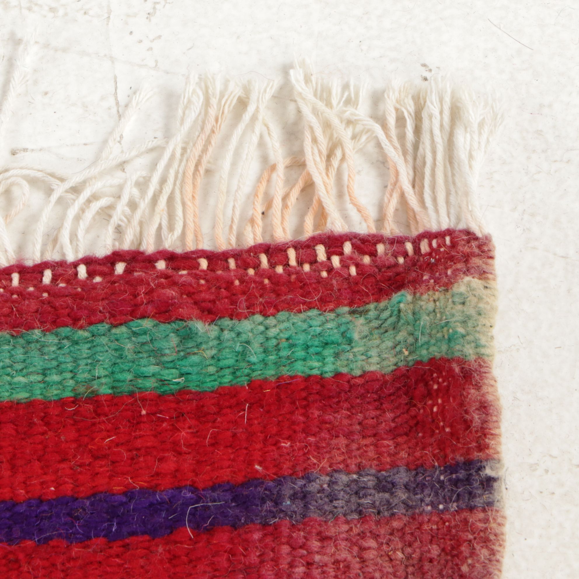 Three Handwoven Moroccan Kilim Accent Rugs