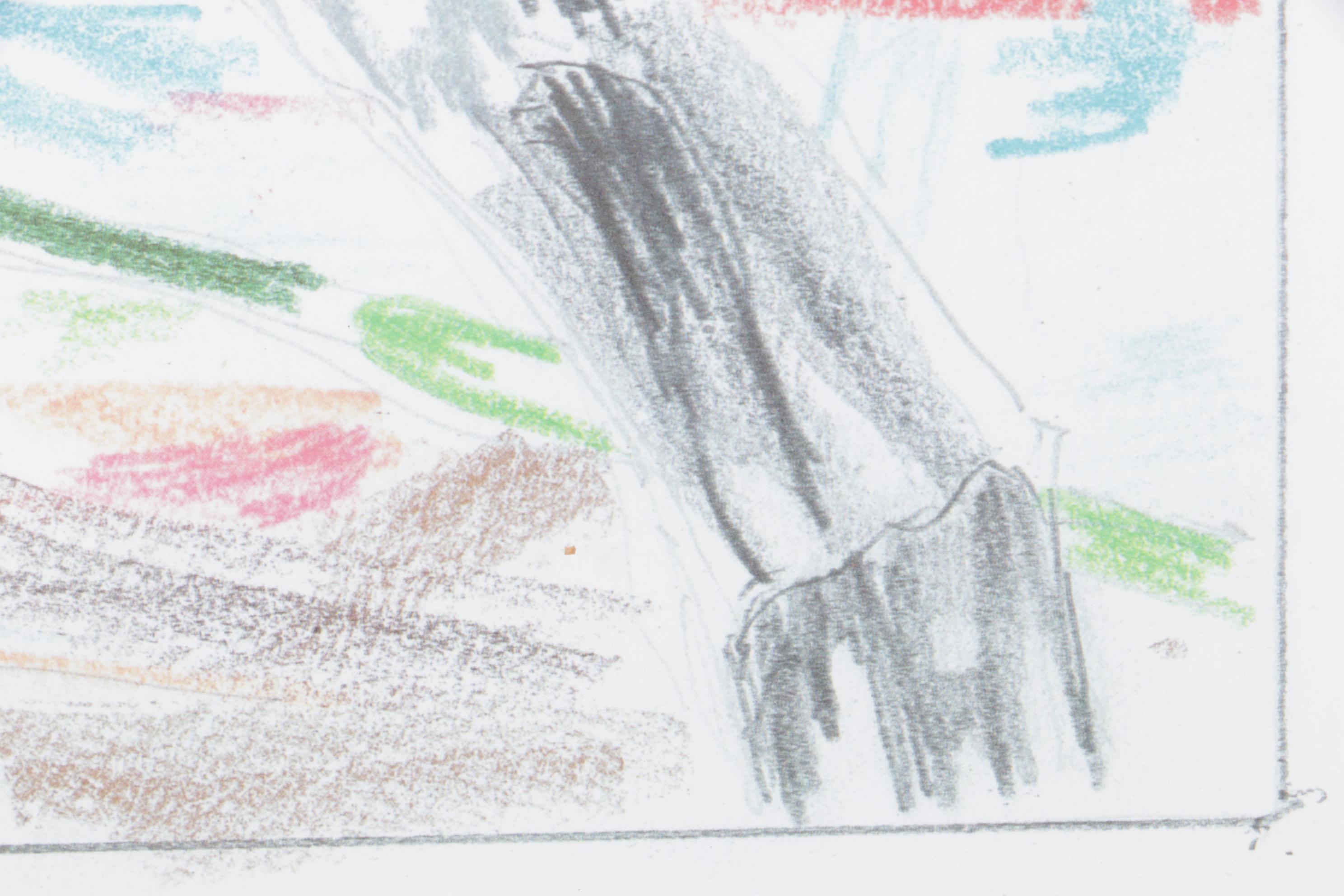 Offset Lithograph "The Sower" After Roy Lichtenstein, 1980s