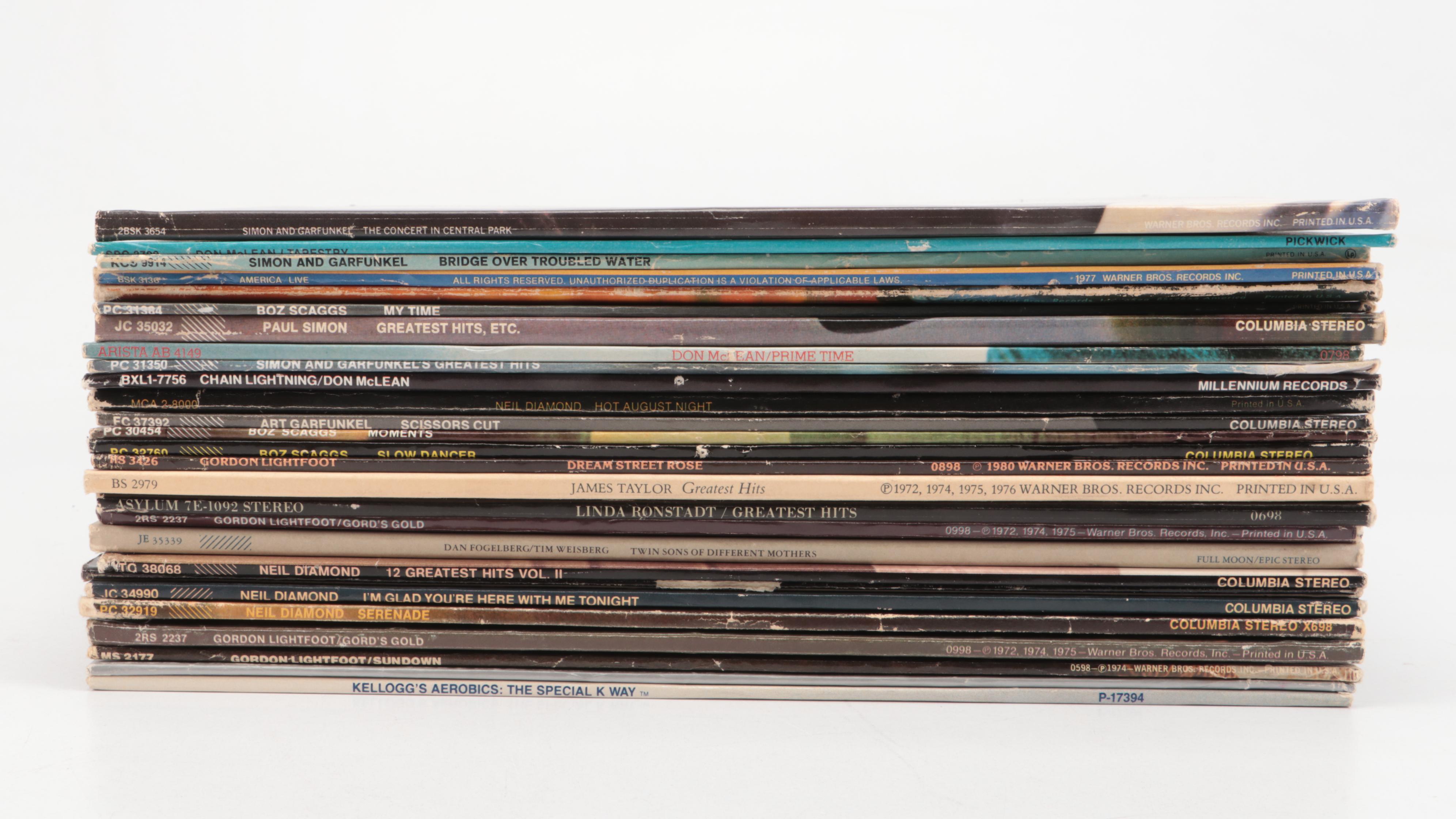 Simon & Garfunkel, Neil Diamond, Boz Scaggs and More 12" Records