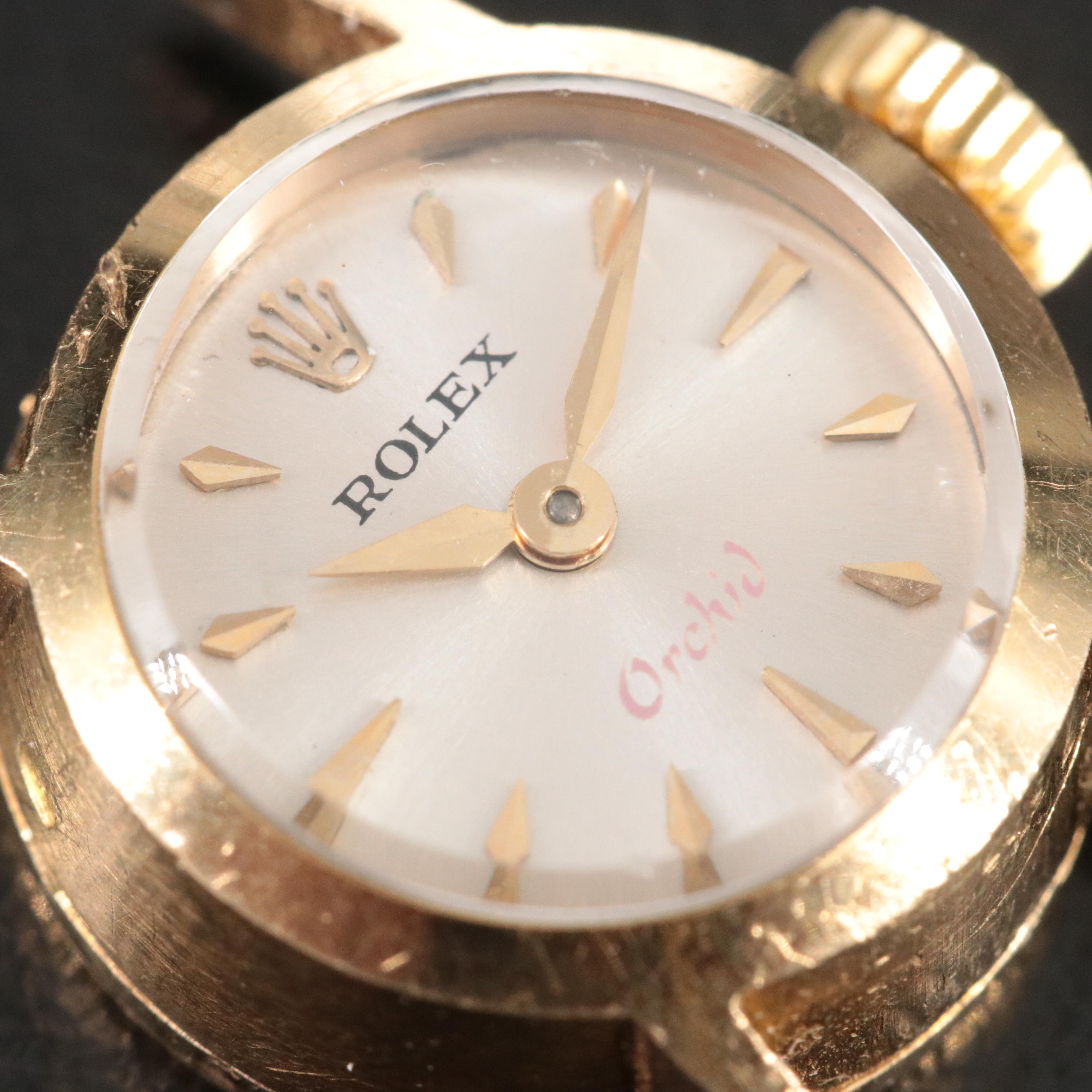 Rolex Orchid 8901 18K Gold Watch