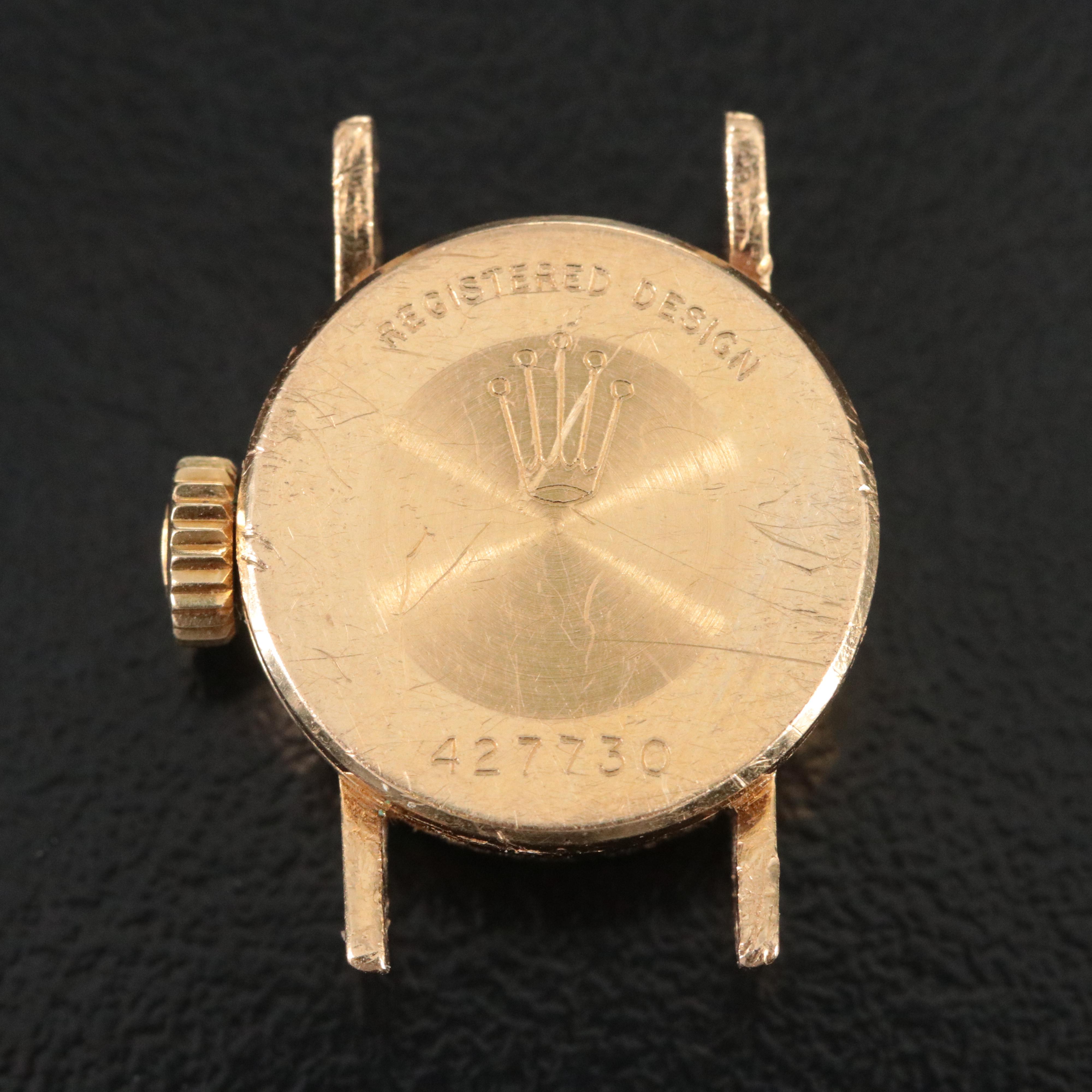 Rolex Orchid 8901 18K Gold Watch