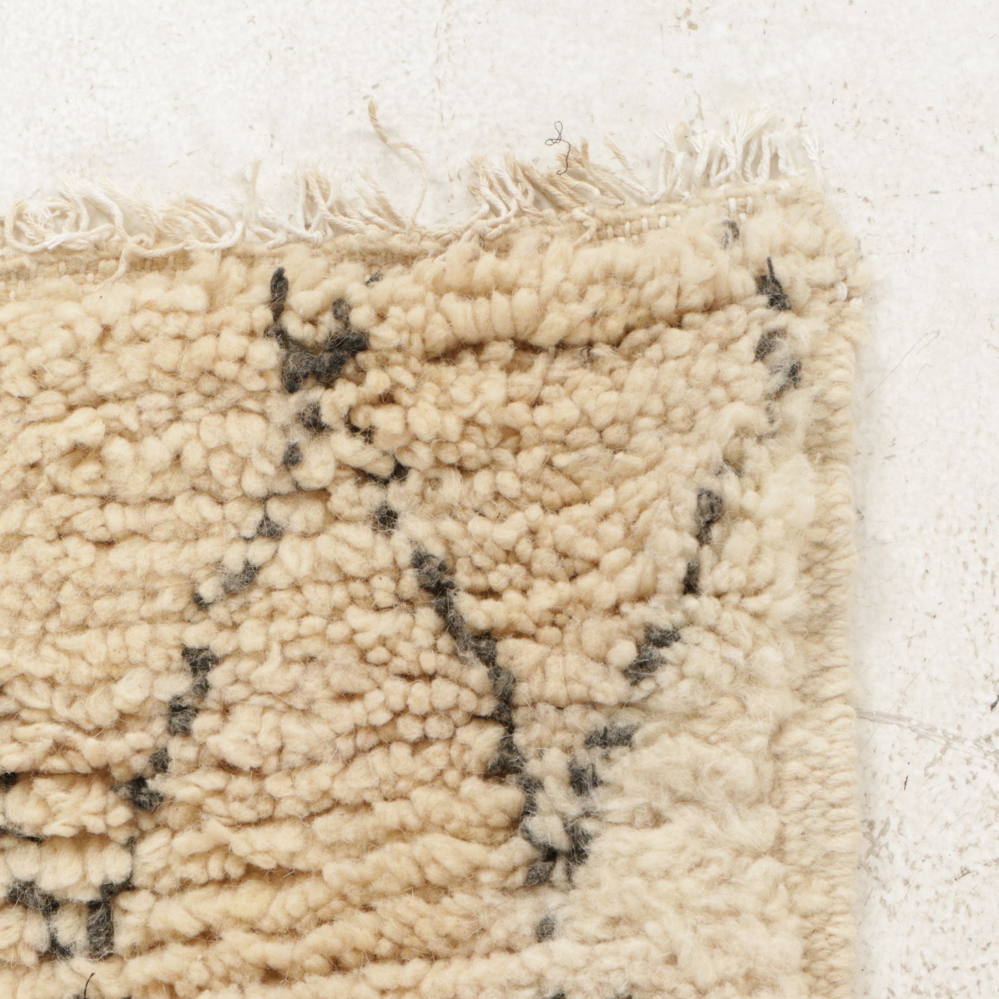 Four Hand-Knotted Moroccan Berber Accent Rugs