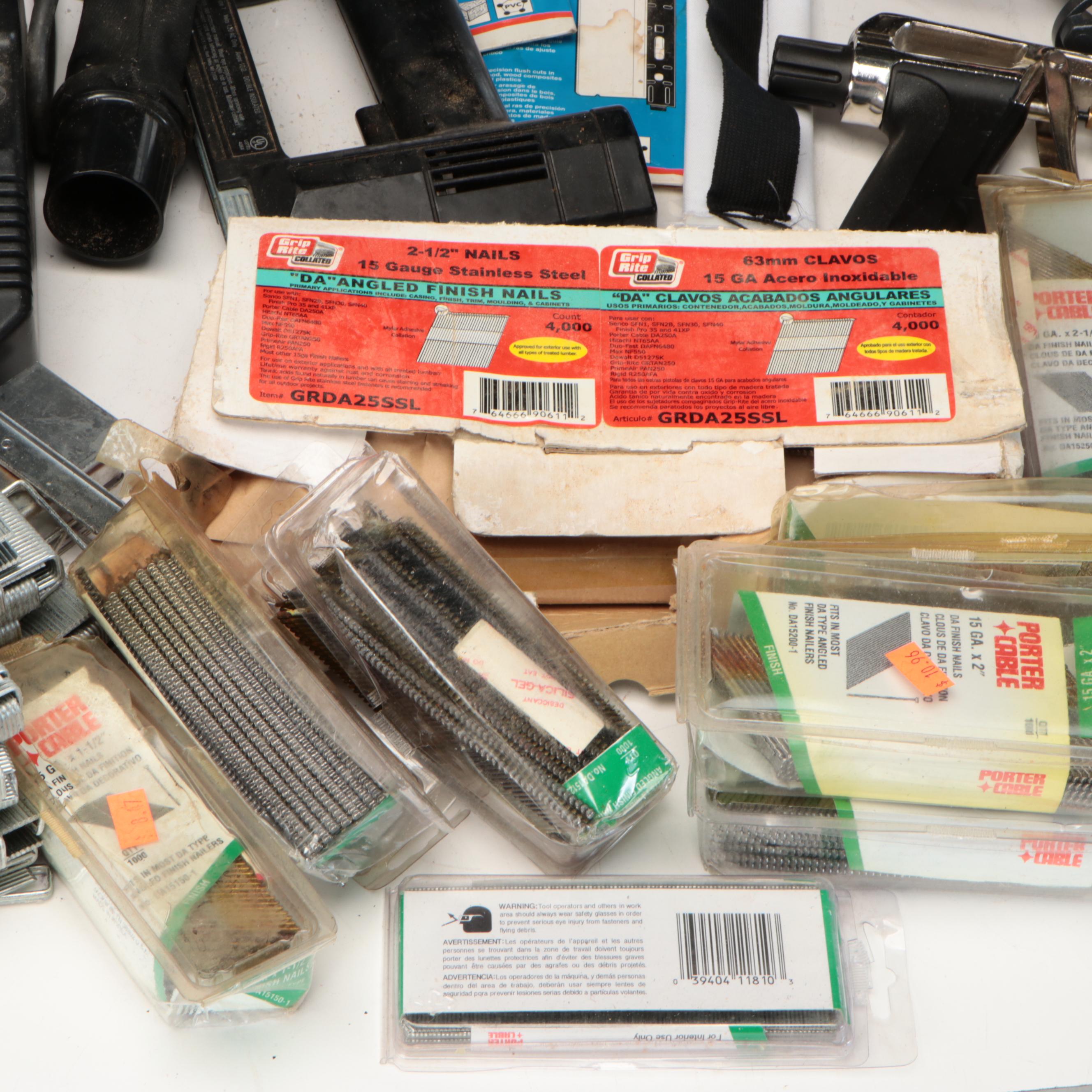 DeWalt and Ryobi Circular Saws with More Hand Tools