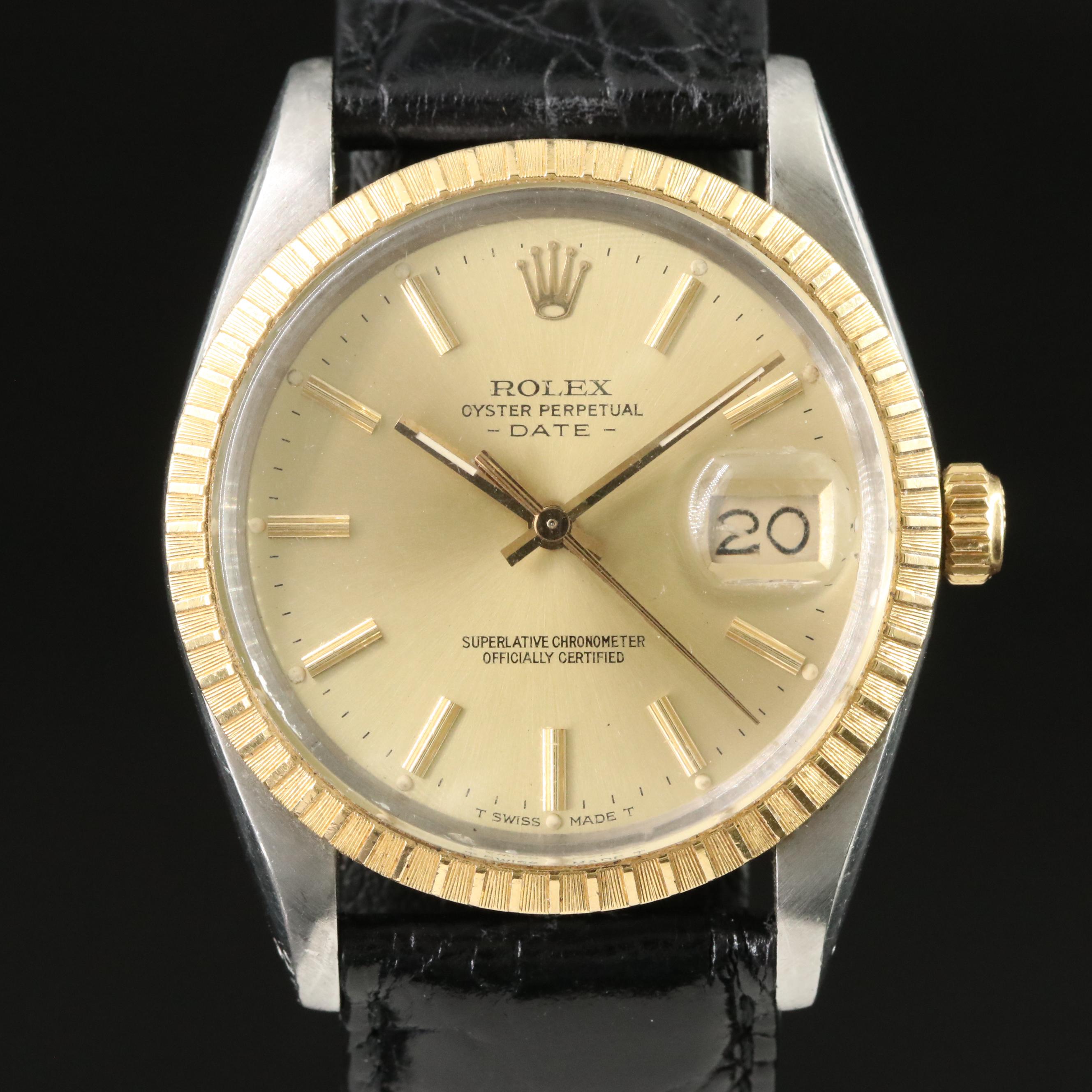 Rolex Oyster Perpetual Date 15053 Watch