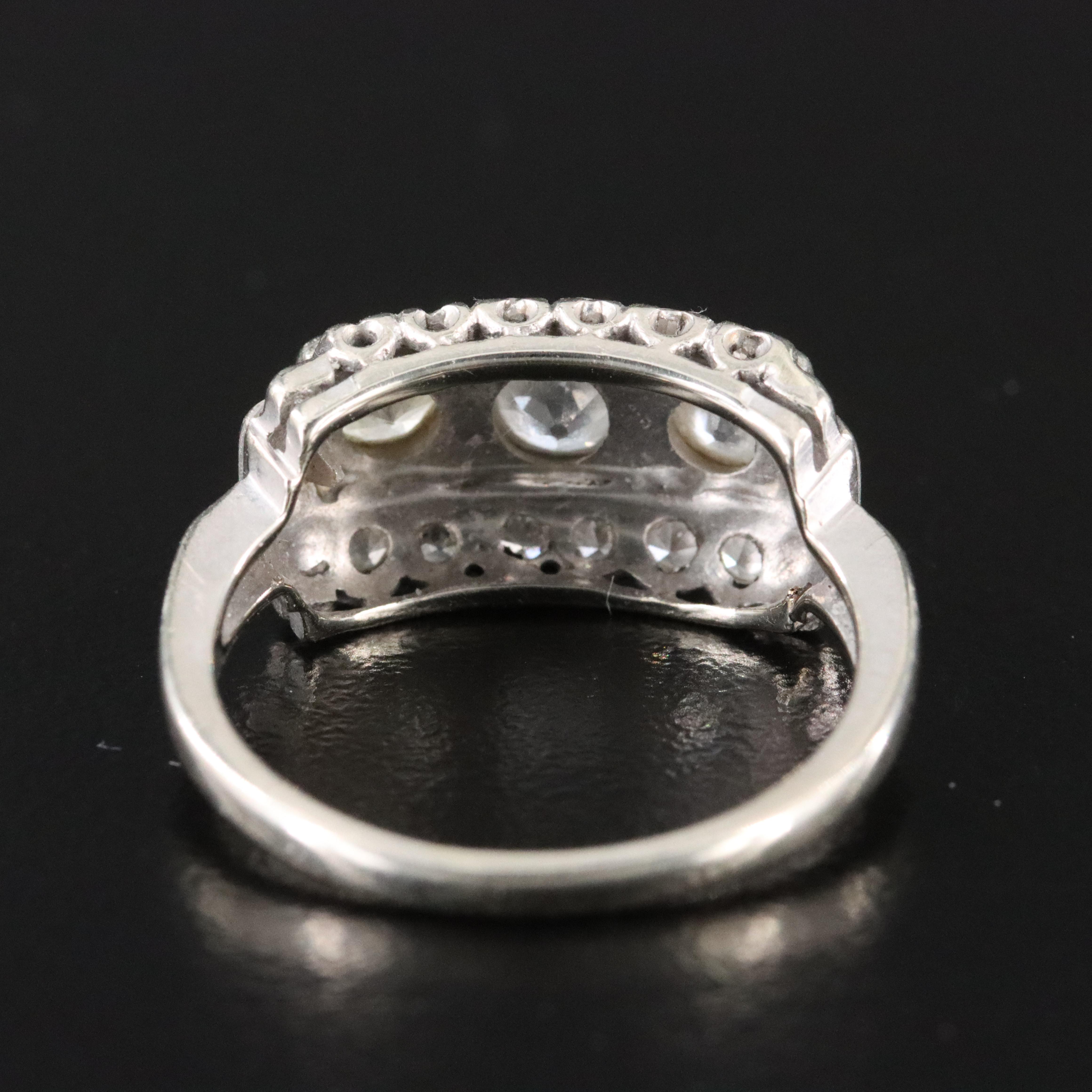 Vintage 14K 1.18 CTW Diamond Ring