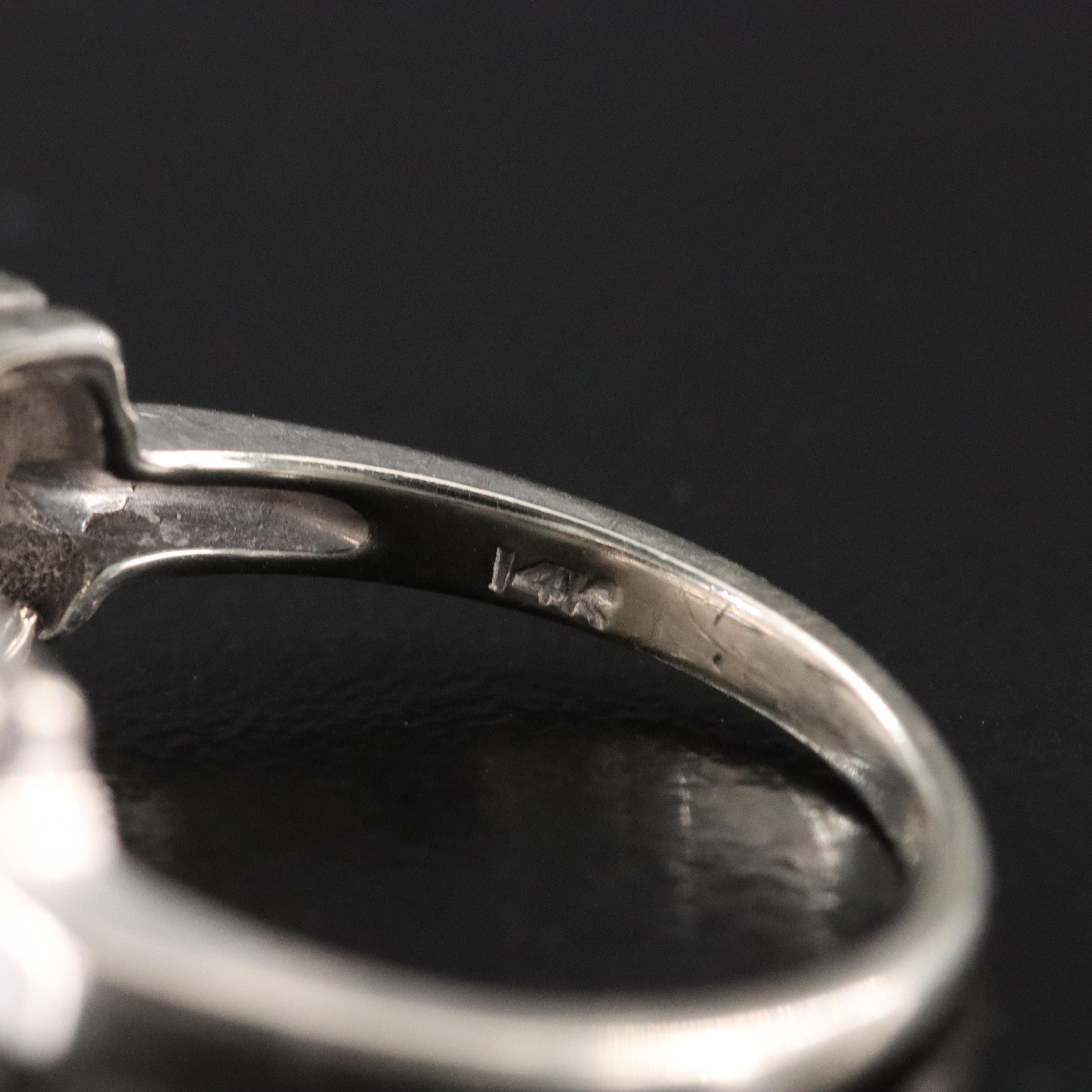 Vintage 14K 1.18 CTW Diamond Ring