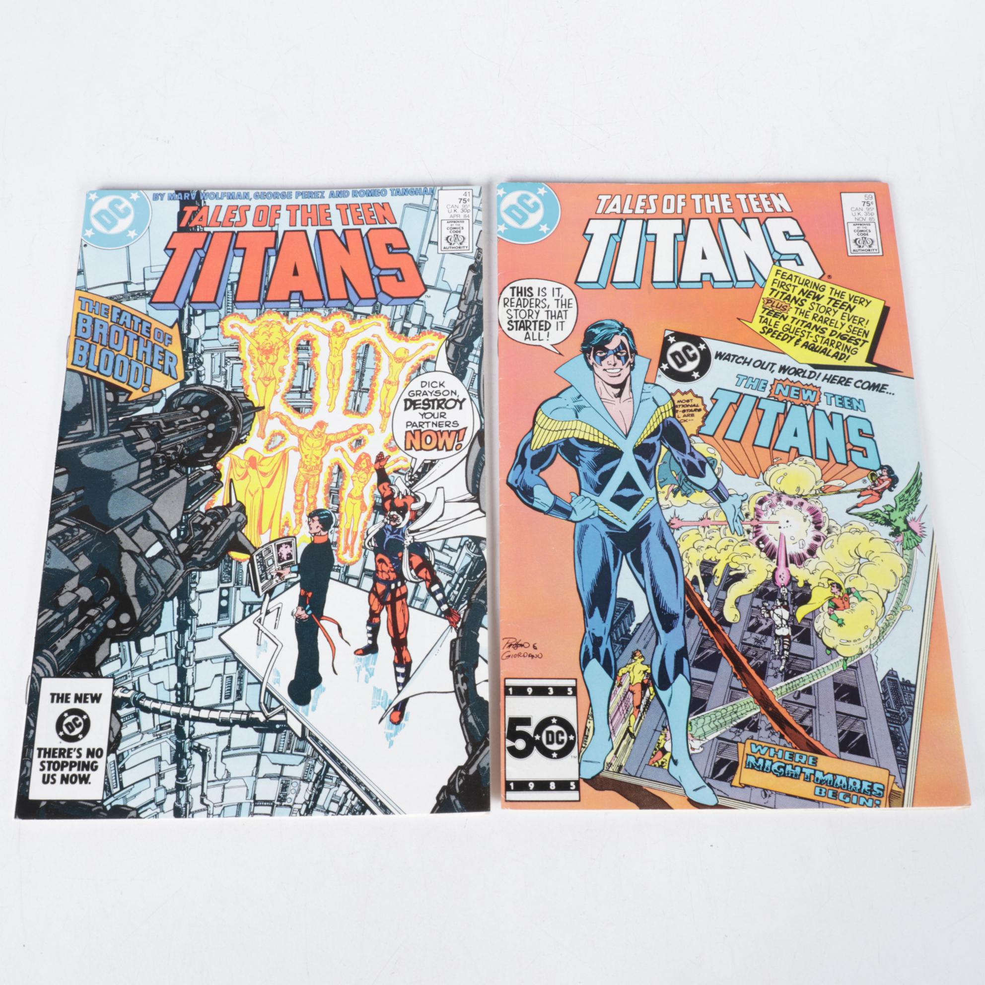DC Comics "Tales of the Teen Titans" Bronze Age Comic Collection