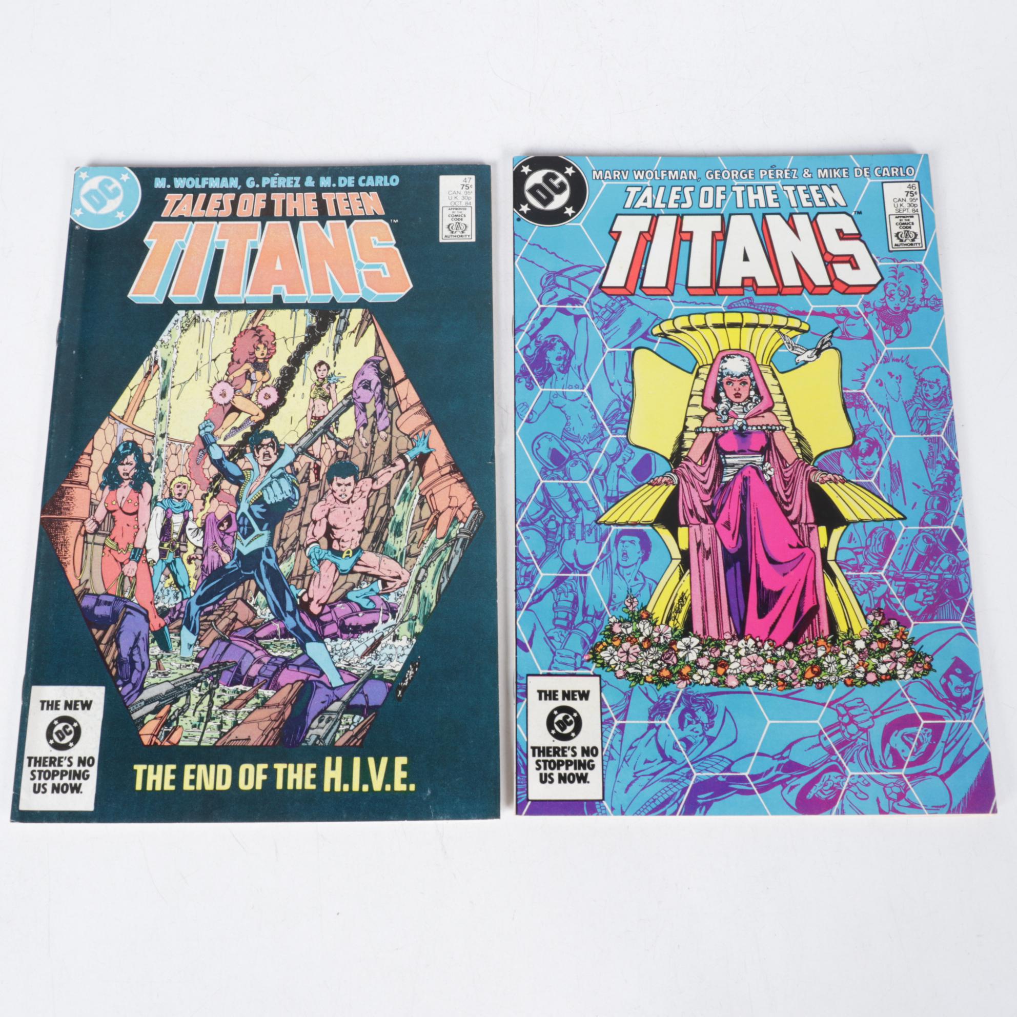DC Comics "Tales of the Teen Titans" Bronze Age Comic Collection
