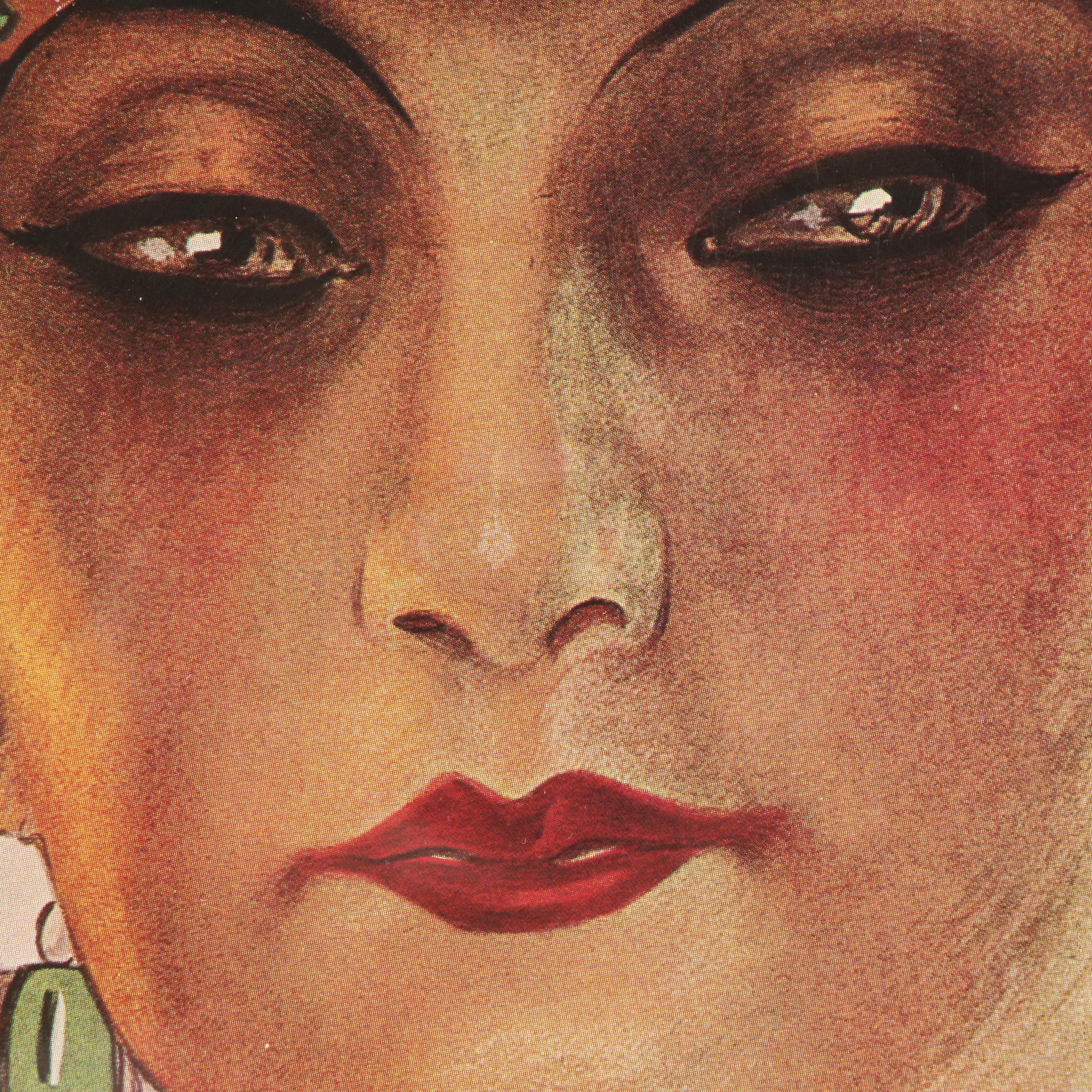 Reproduction Offset Lithograph "Turandot" Opera Poster