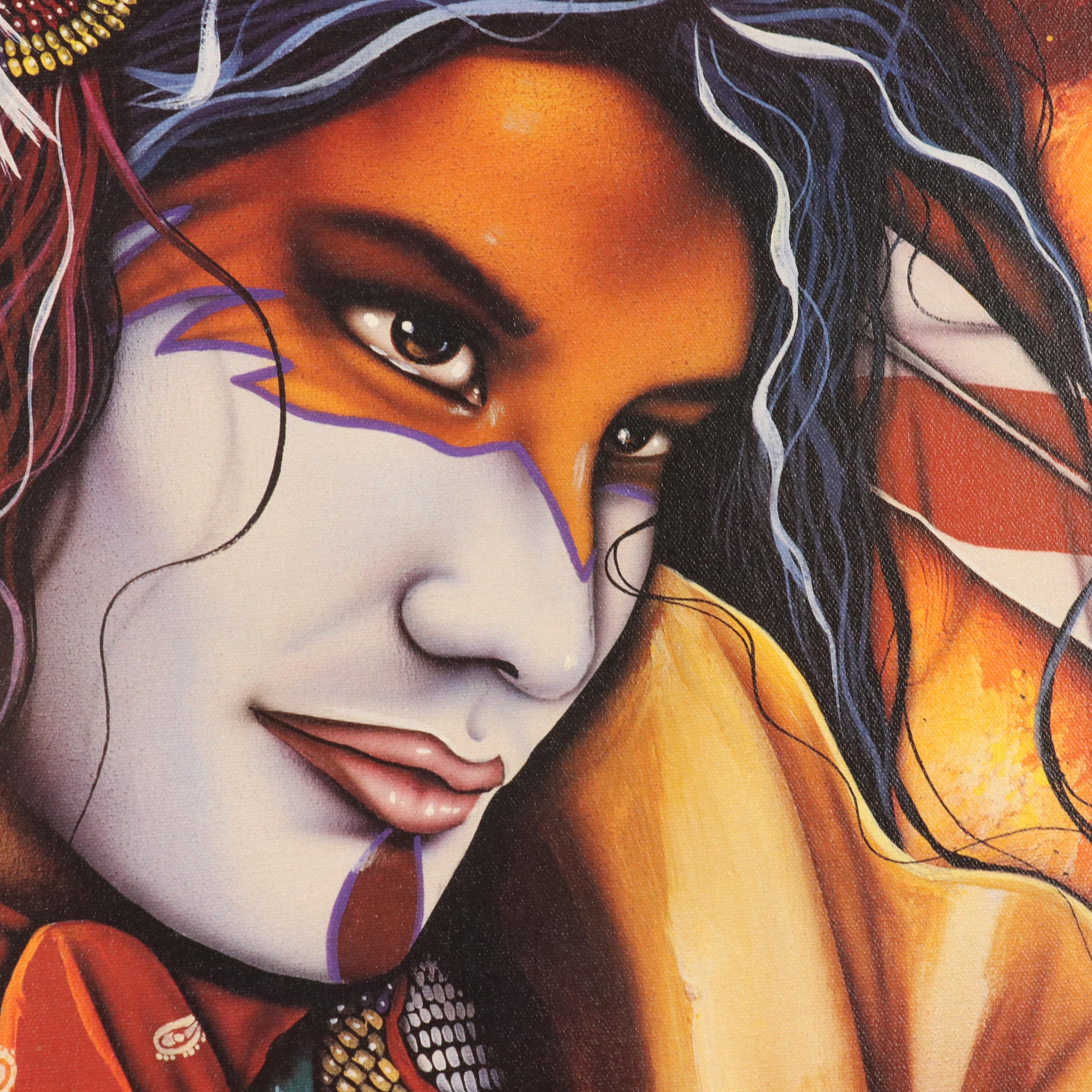 Henri Peter Offset Lithograph "The Last Goodbye"