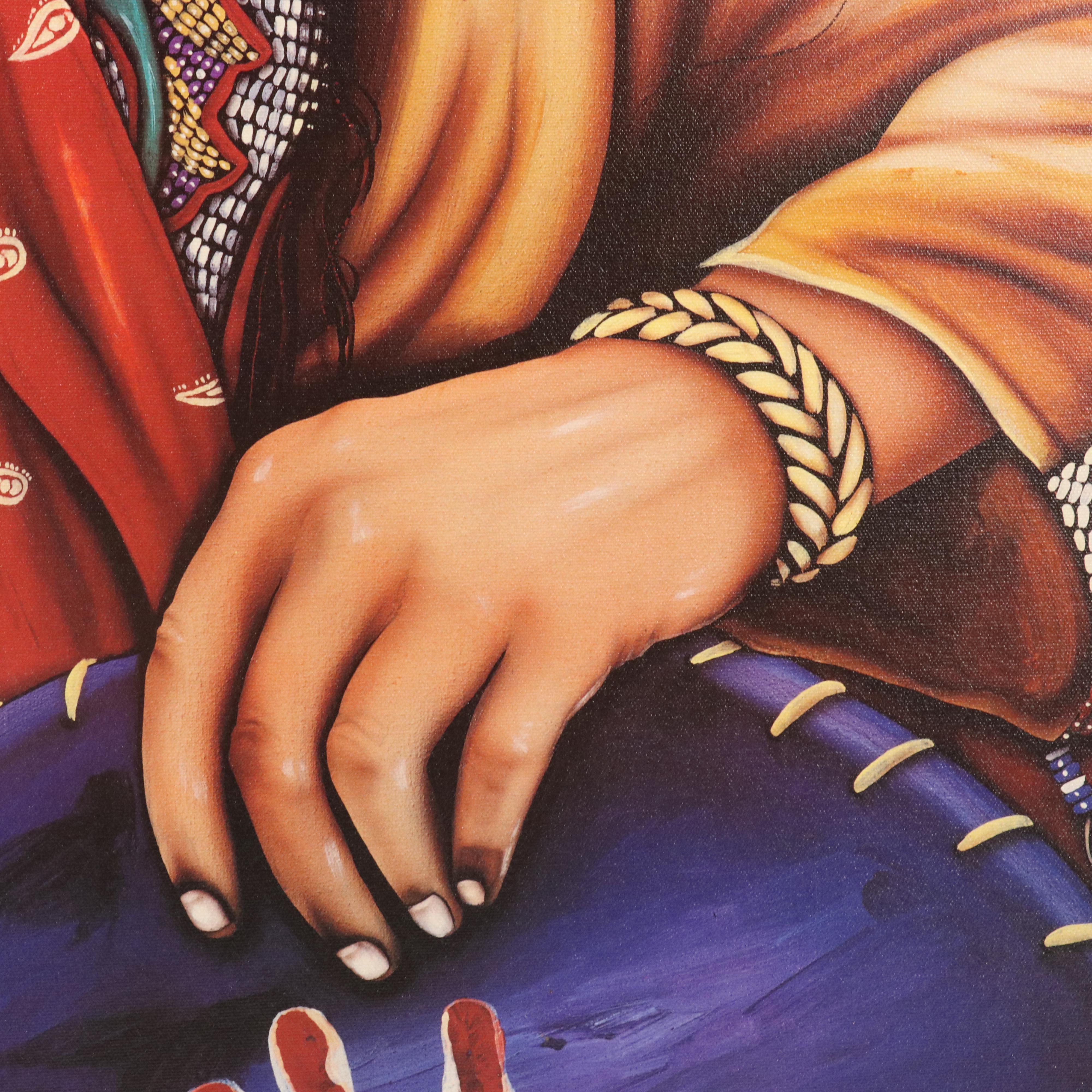 Henri Peter Offset Lithograph "The Last Goodbye"