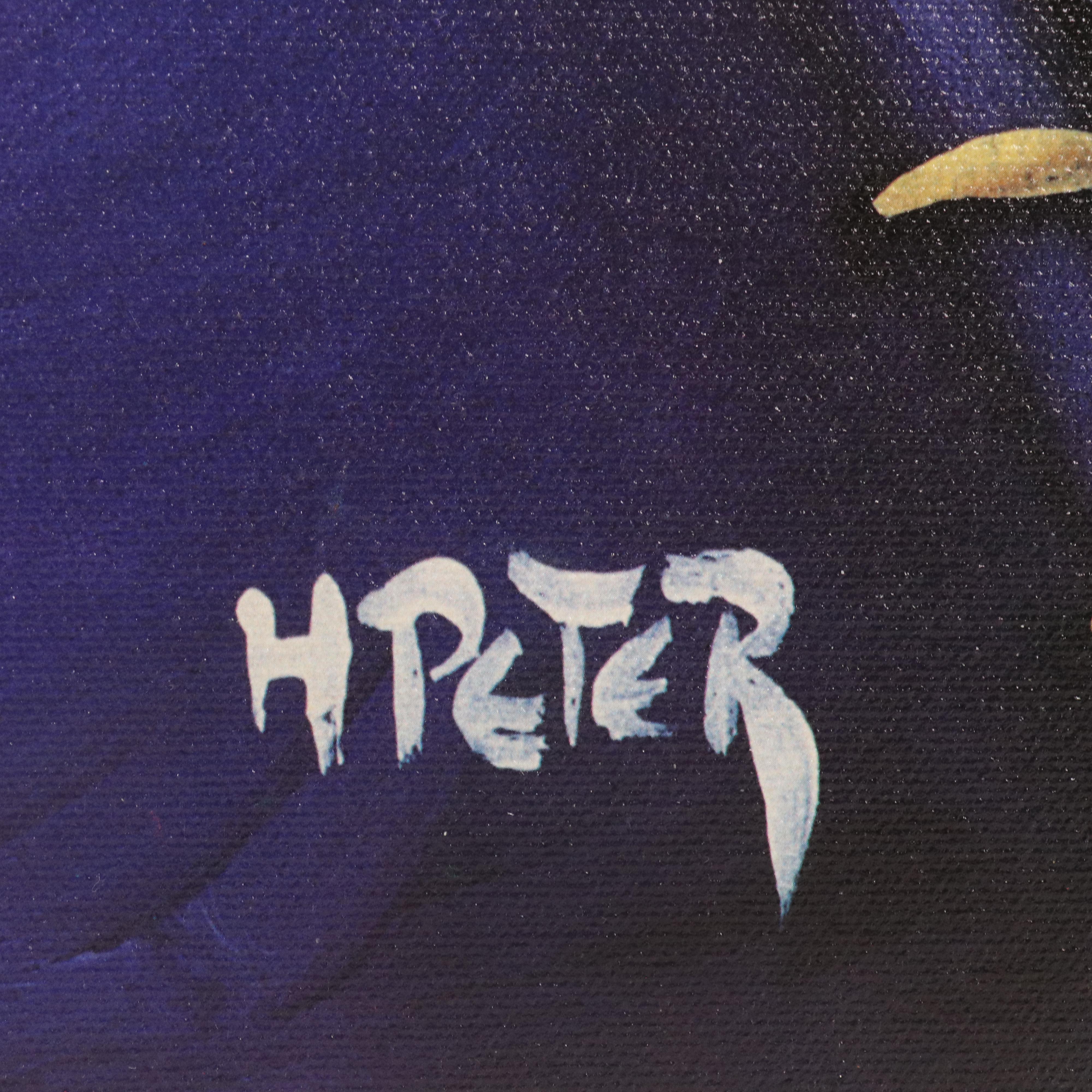 Henri Peter Offset Lithograph "The Last Goodbye"