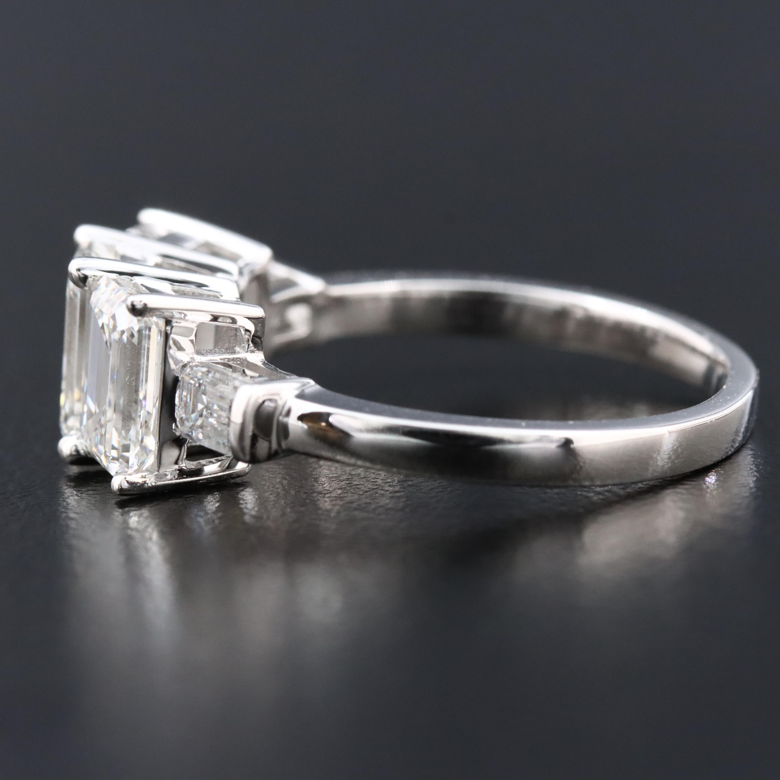 14K 3.21 CTW Lab Grown Diamond Ring