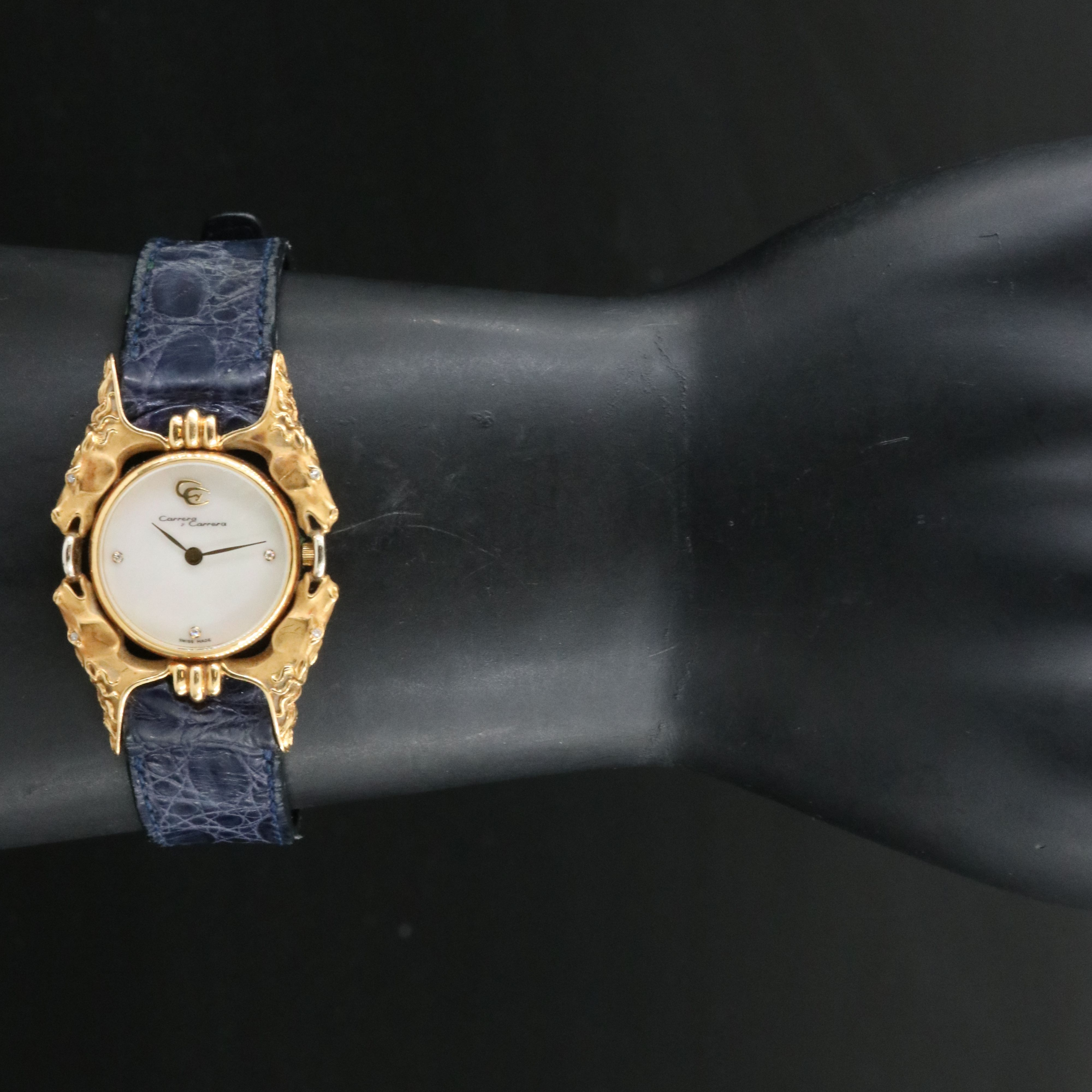 Carrera y Carrera Caballos Diamond 18K Watch